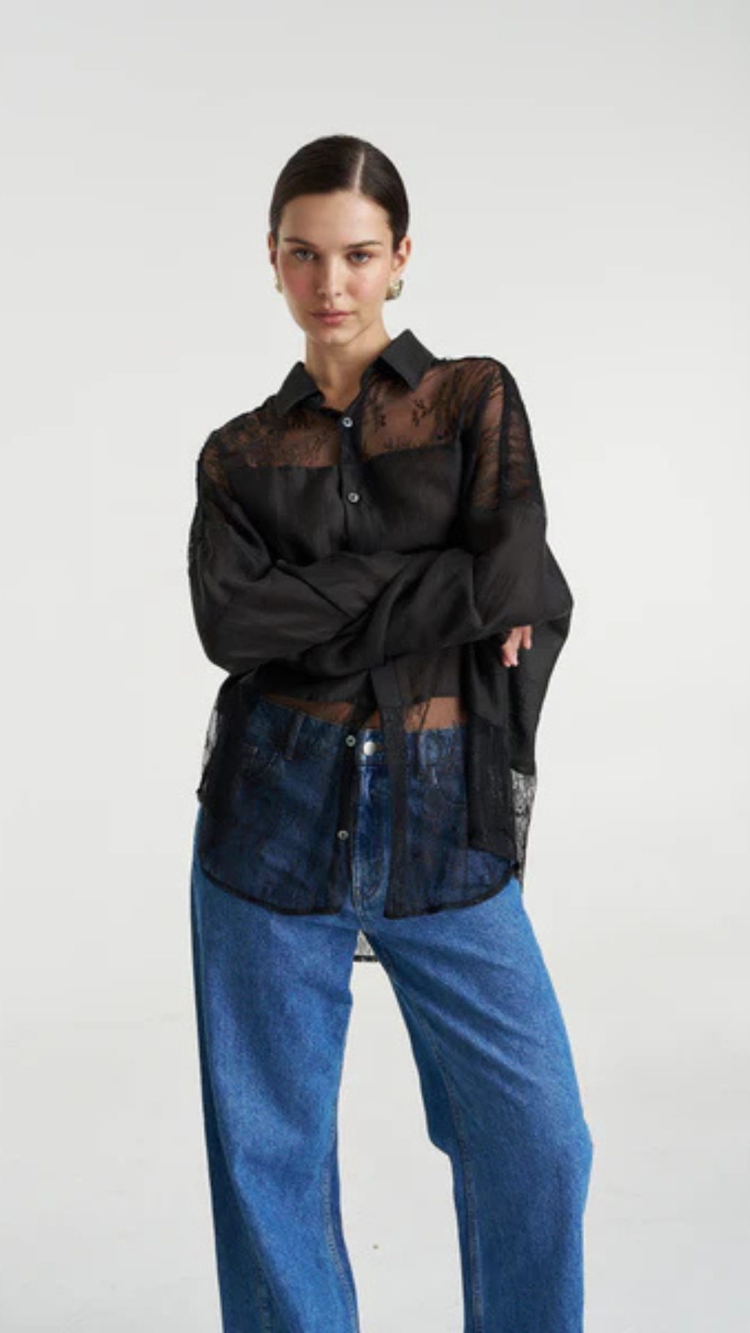 DUSK LS SHIRT-BLACK