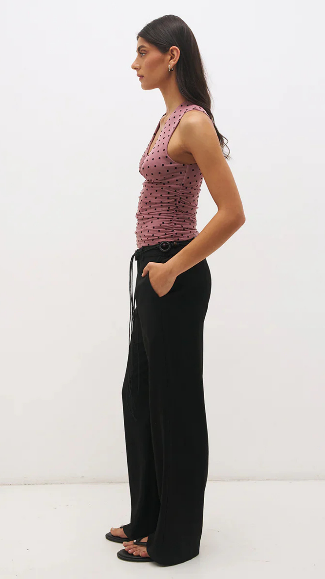 Sonata Spot Top Rosewood And Black