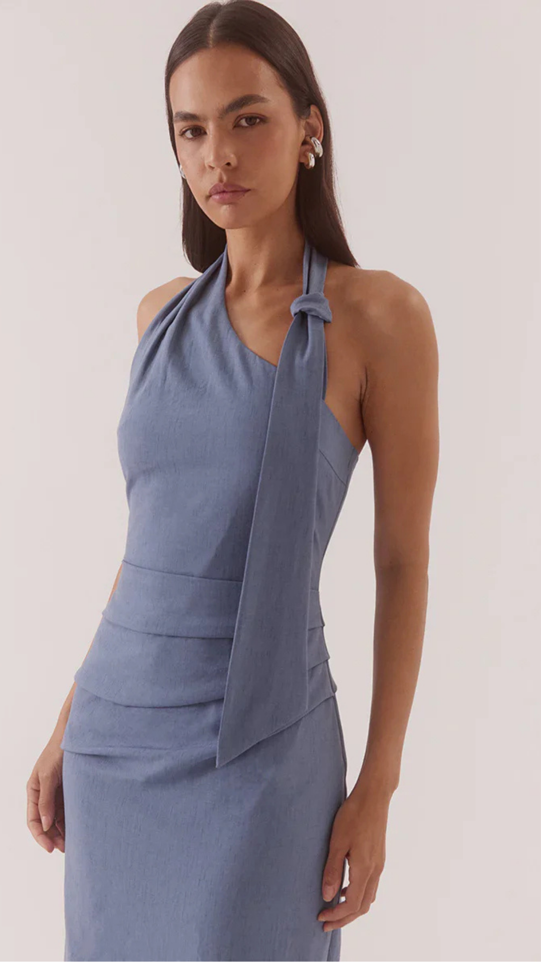 DEENA DRESS - STERLING BLUE