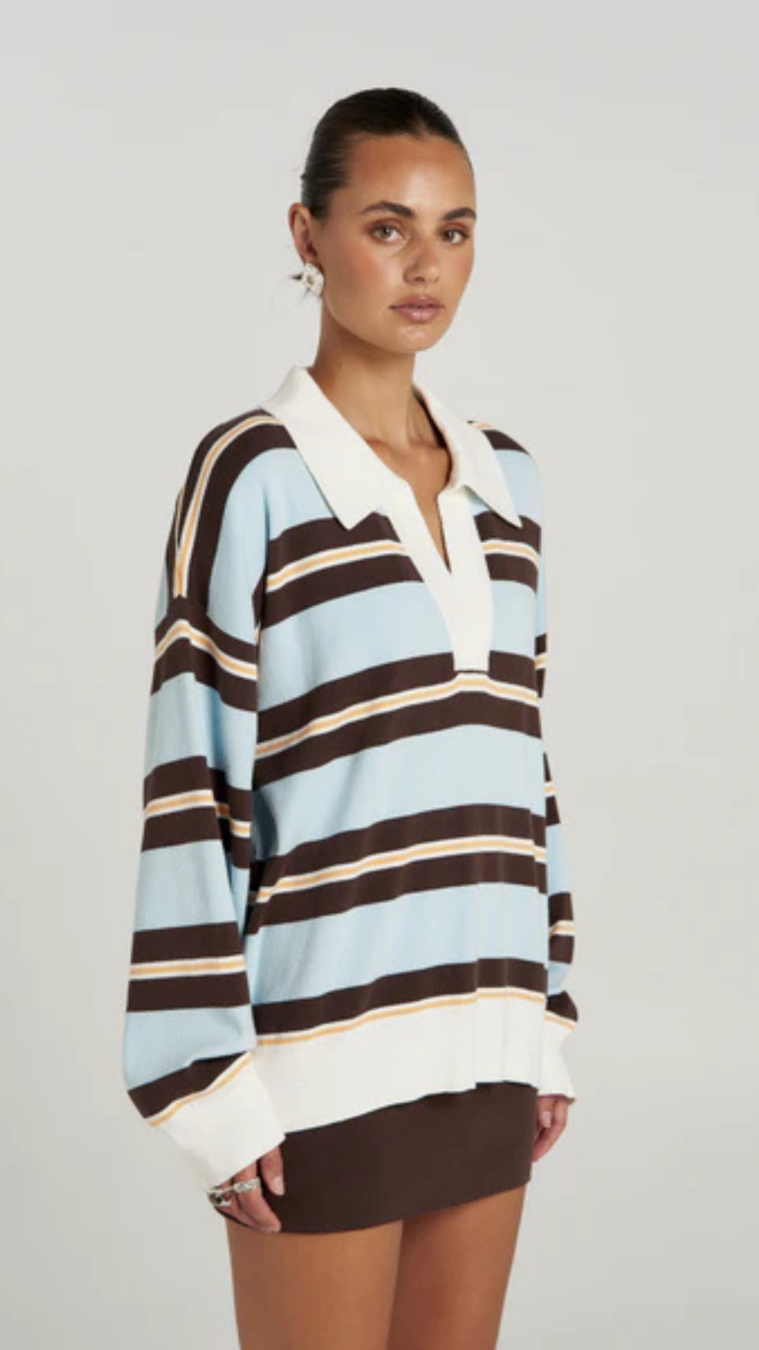 STRIPE LS POLO - APEROL STRIPE