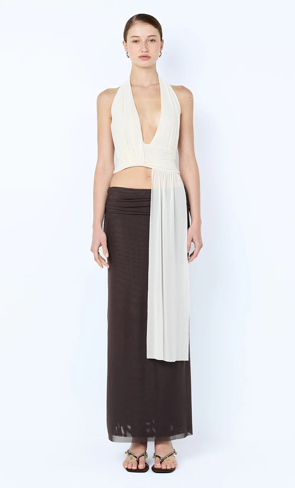 Eva Drape Top Snow