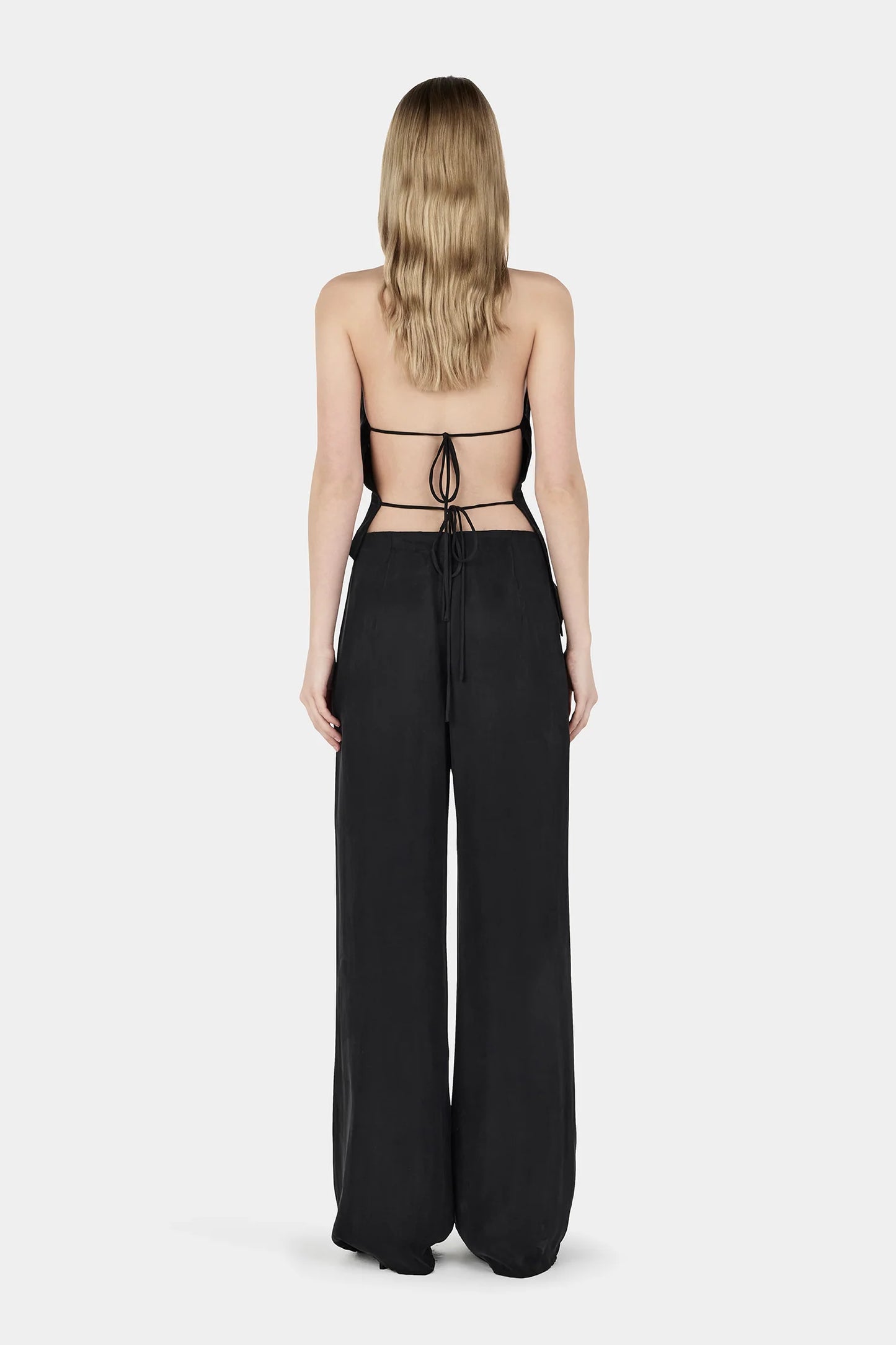 Iris Halter Top Black