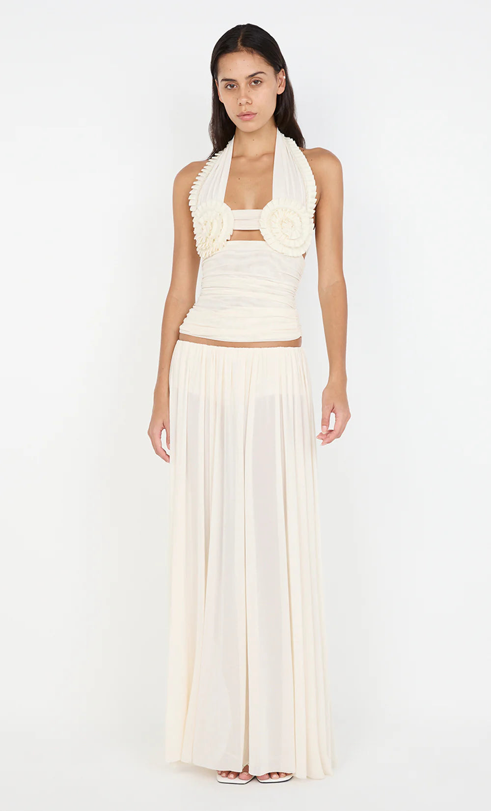 Eva Maxi Skirt in Snow