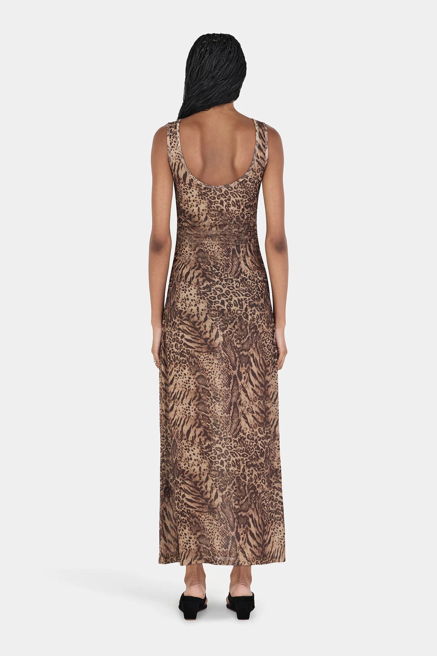Zali Midi Dress - Sirocco Animal