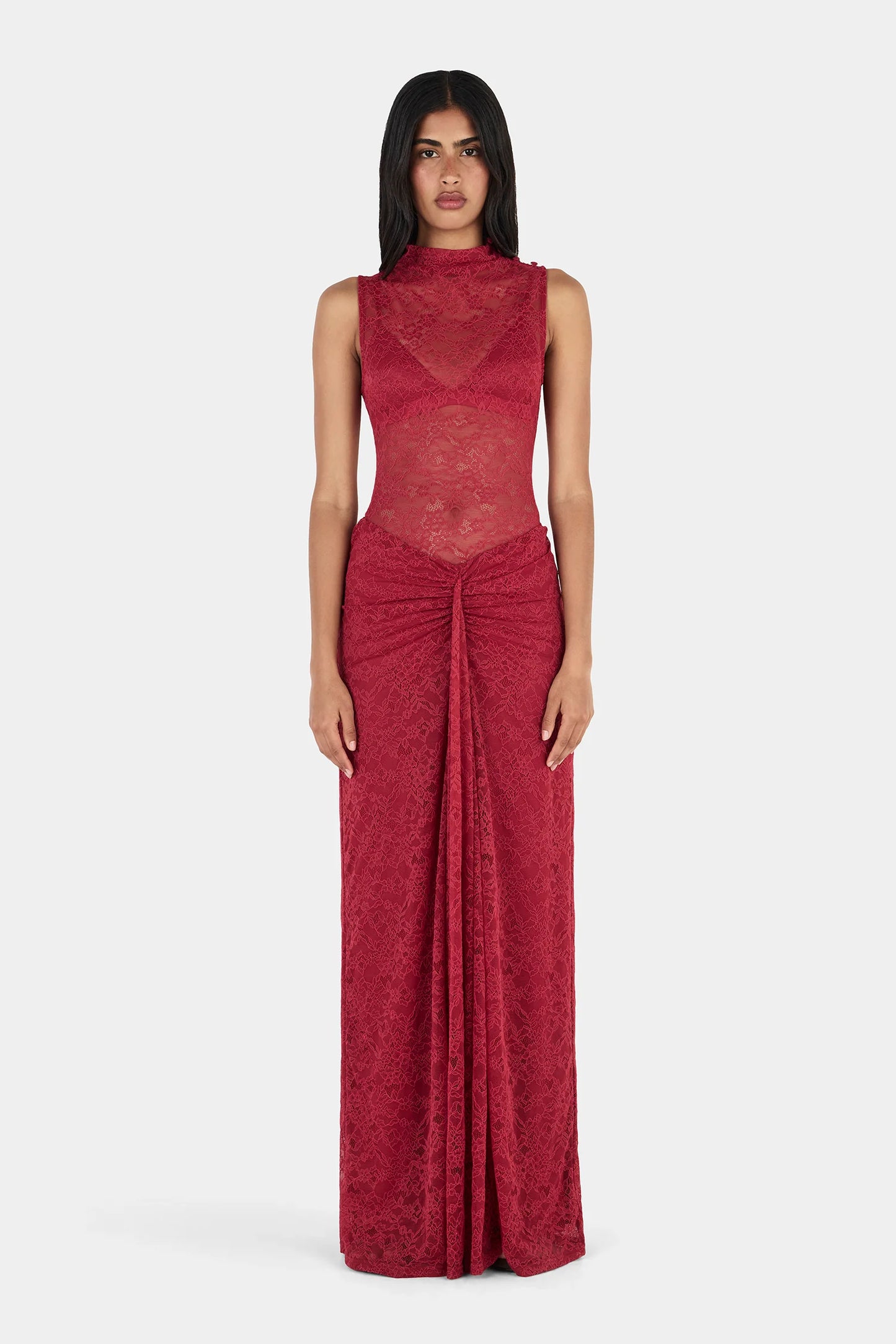 Mariam Maxi Dress Lipstick