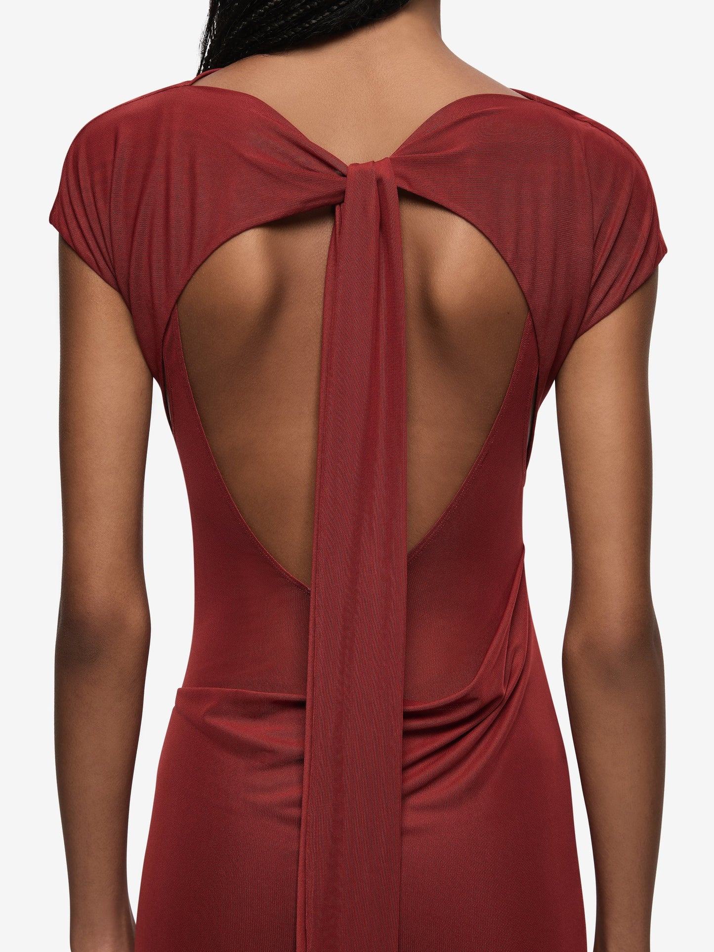 Willorin Layered Maxi Dress in Sangria