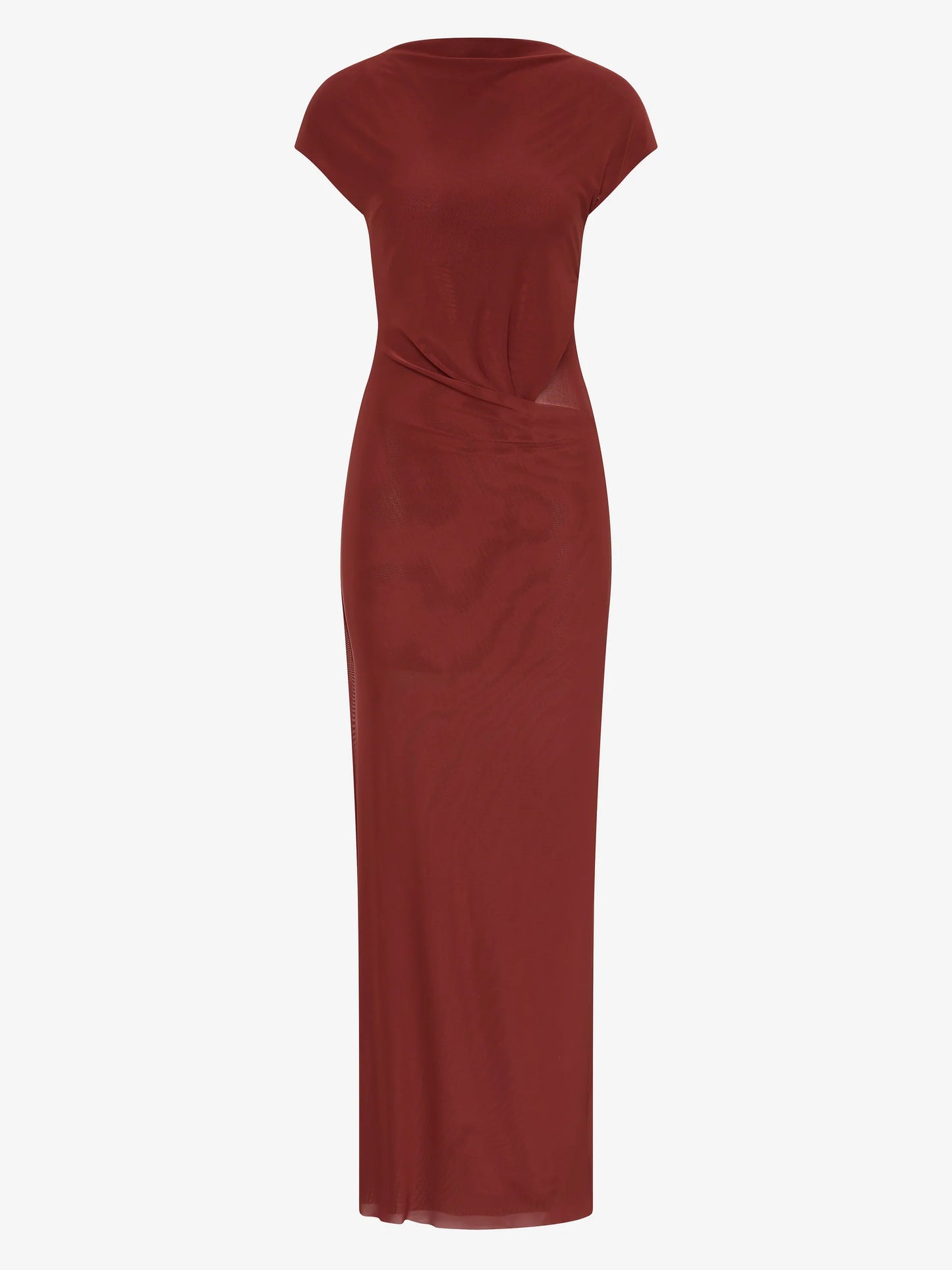 Willorin Layered Maxi Dress in Sangria