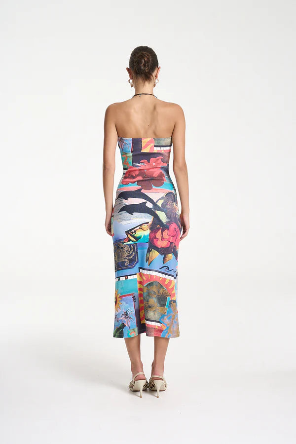 Strapless Midi -Loco