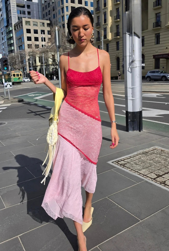 Alida Midi Dress Ballet Splice