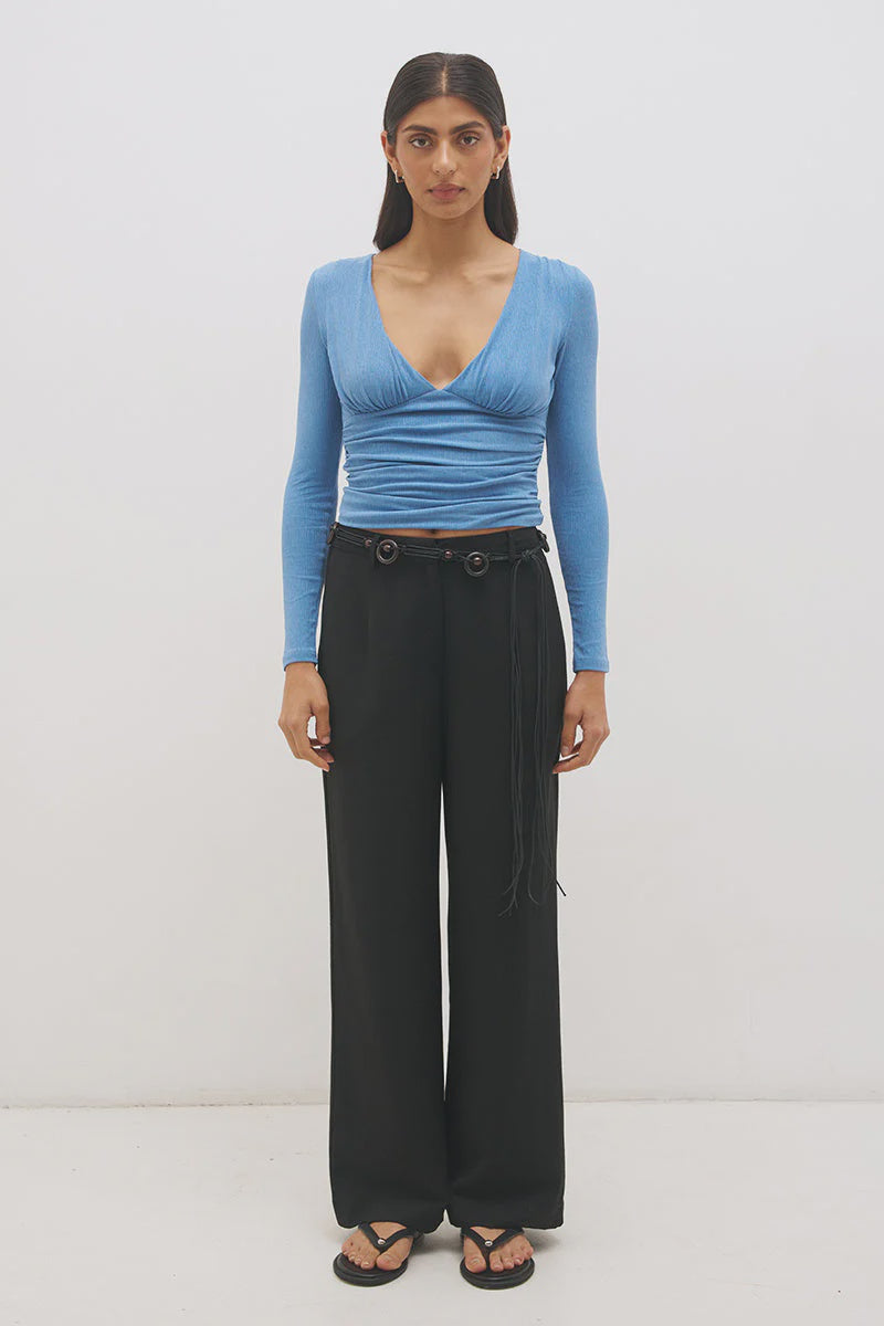 The Milo Top in Bahamas Blue