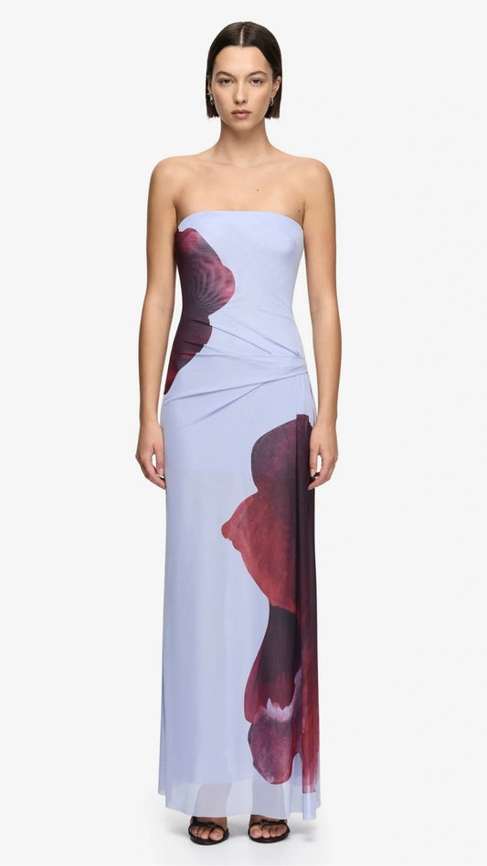 Georgiana Strapless Maxi Dress Bloom Floral