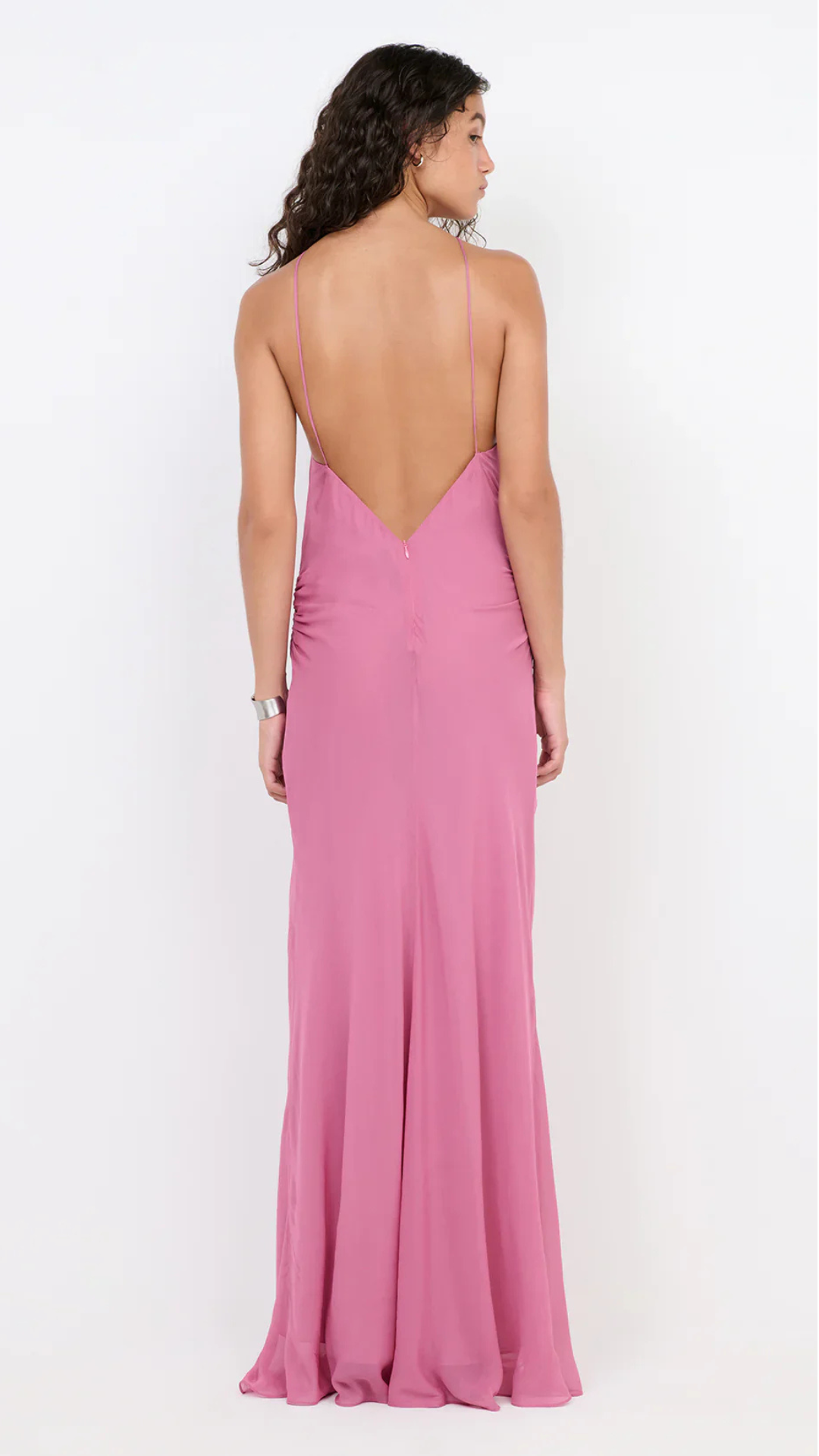 Celia Keyhole Maxi Dress Orchid Pink