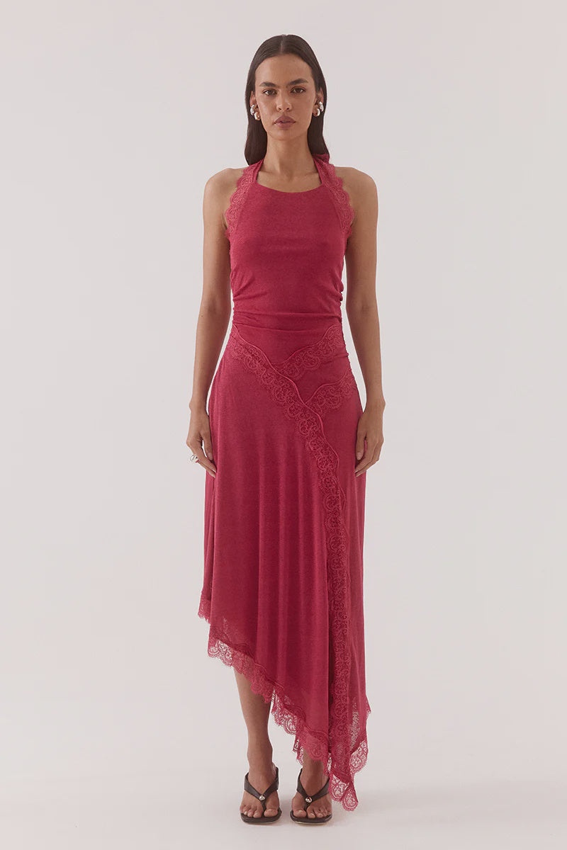 LONI DRESS - BERRY