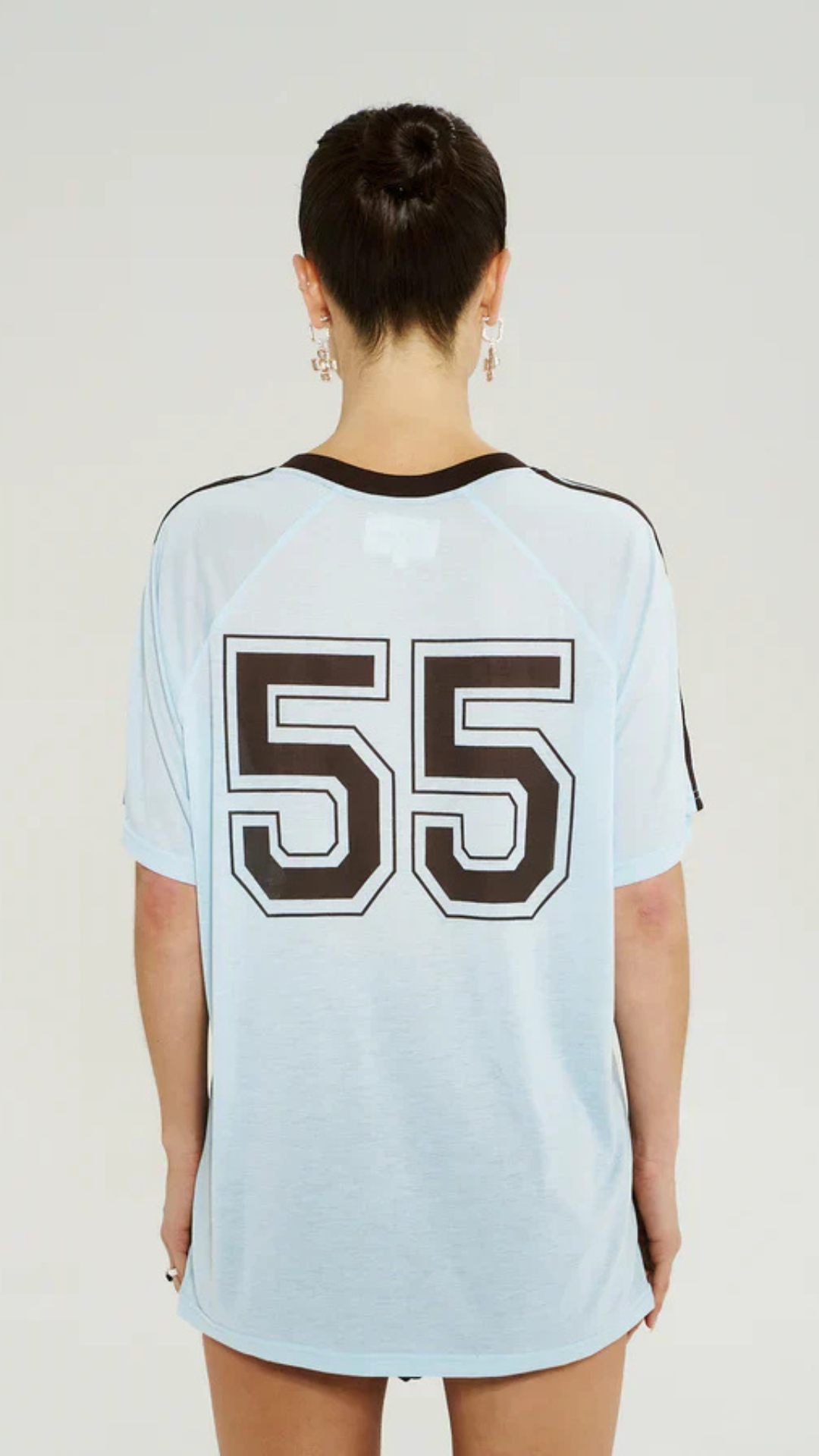 V Neck Jersey Tee - ICEL