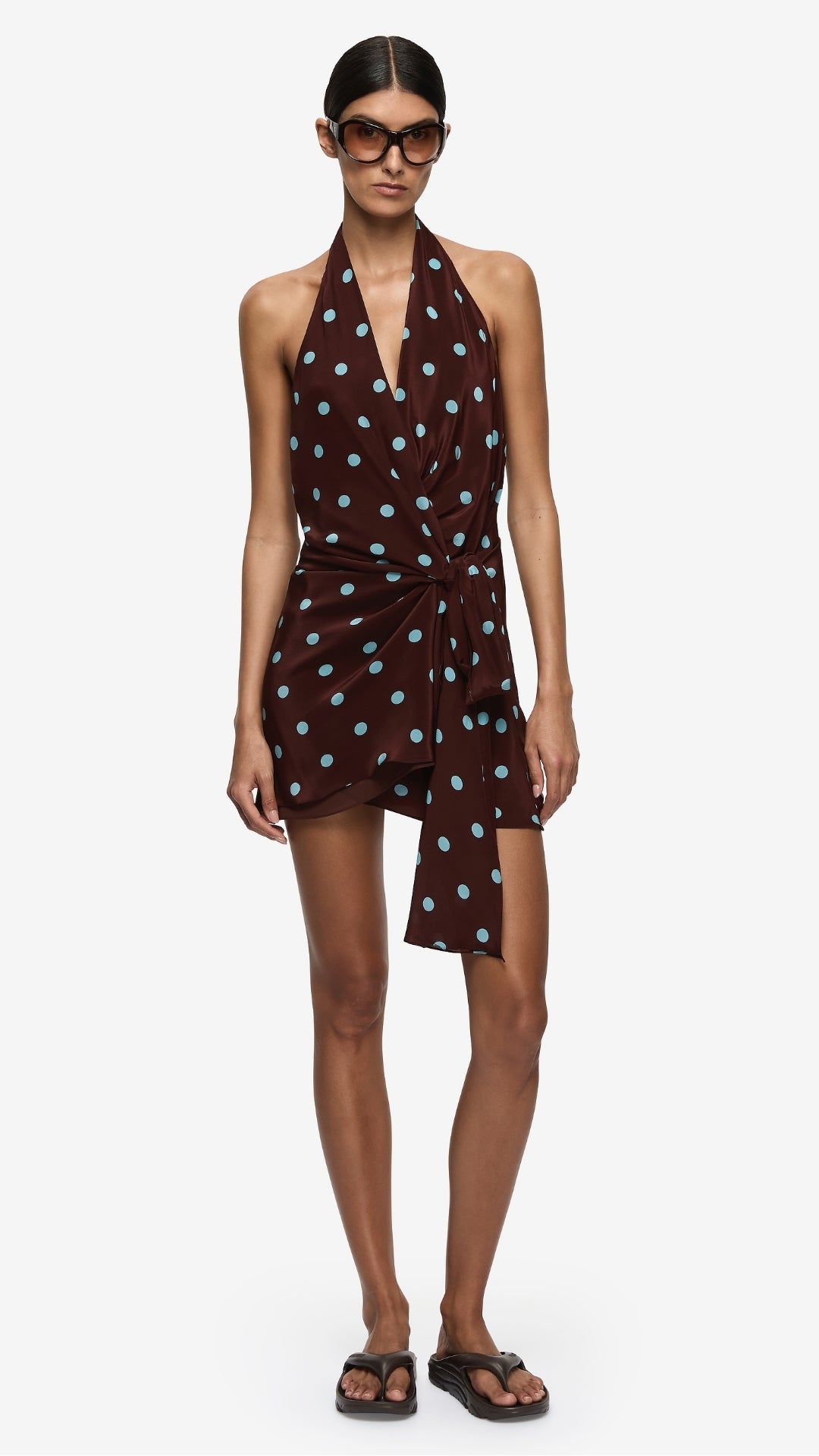Mathilde Halter Mini Dress Polka Dot
