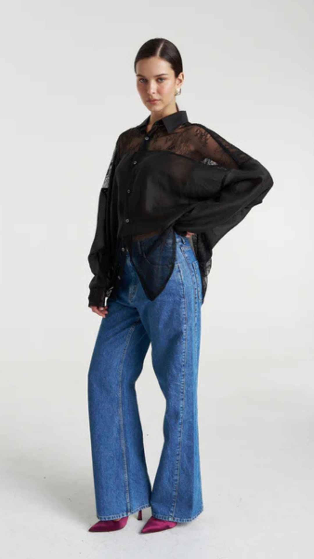 DUSK LS SHIRT-BLACK
