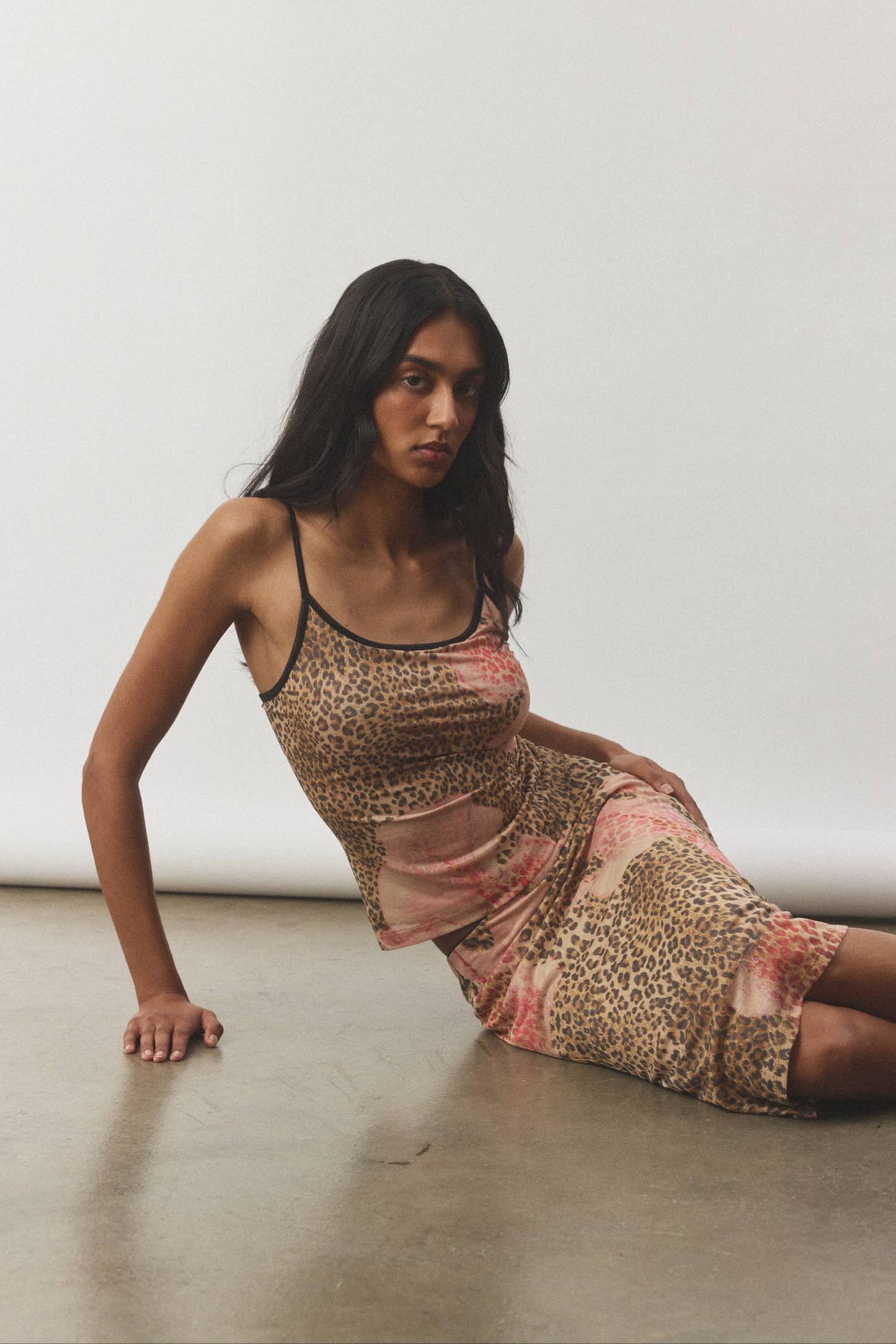Camisole Mesh Leopard
