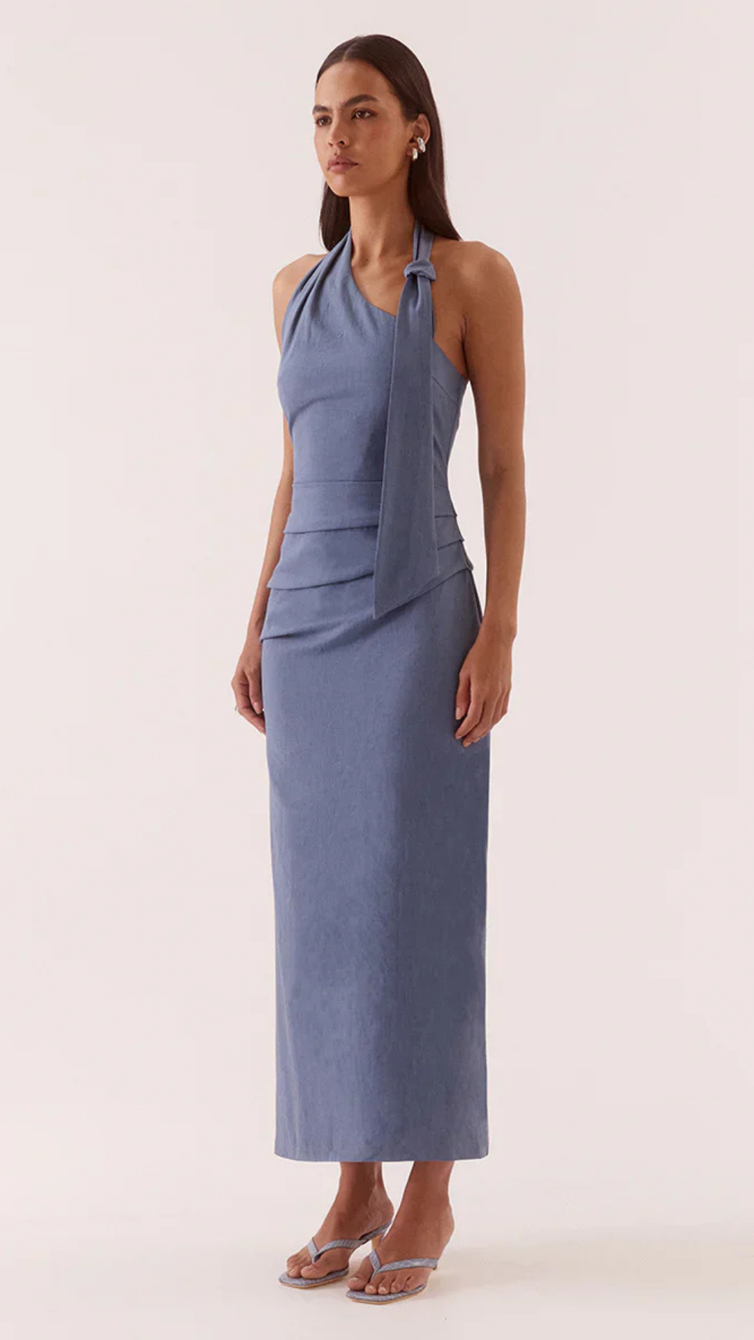 DEENA DRESS - STERLING BLUE