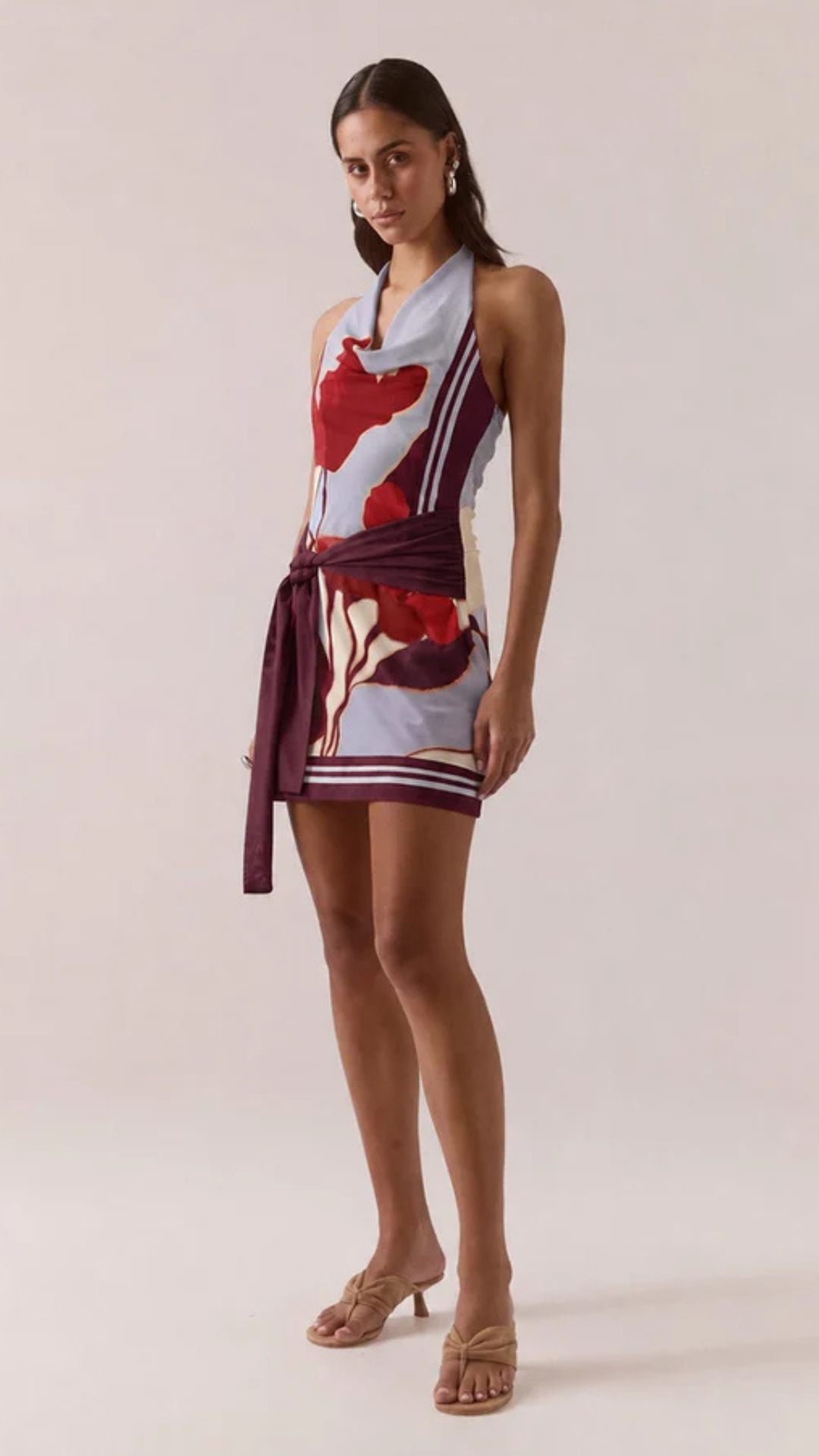 KALEA MINI DRESS - BLUE BLOOM