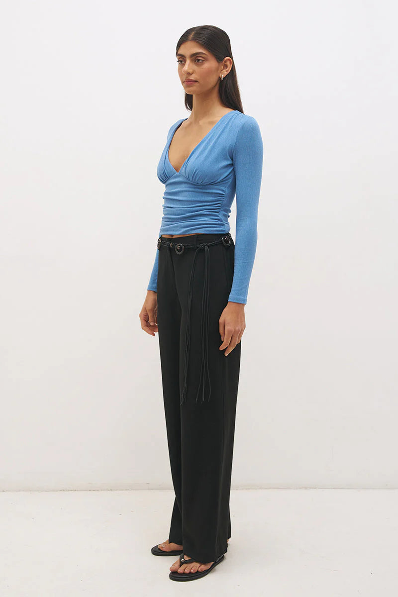 The Milo Top in Bahamas Blue