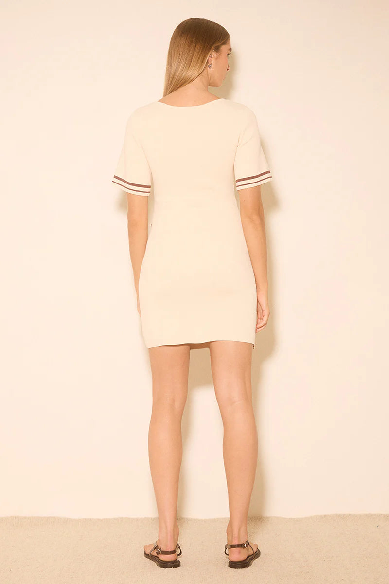 Esplanade Mini Dress - Cream