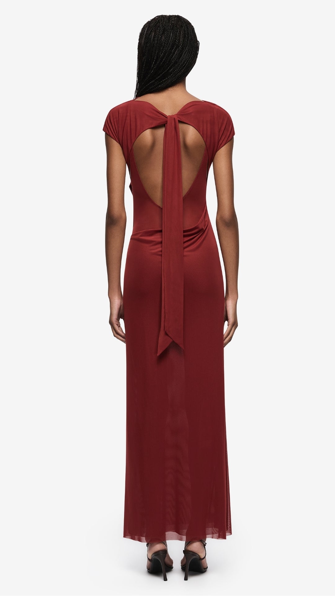 Willorin Layered Maxi Dress in Sangria