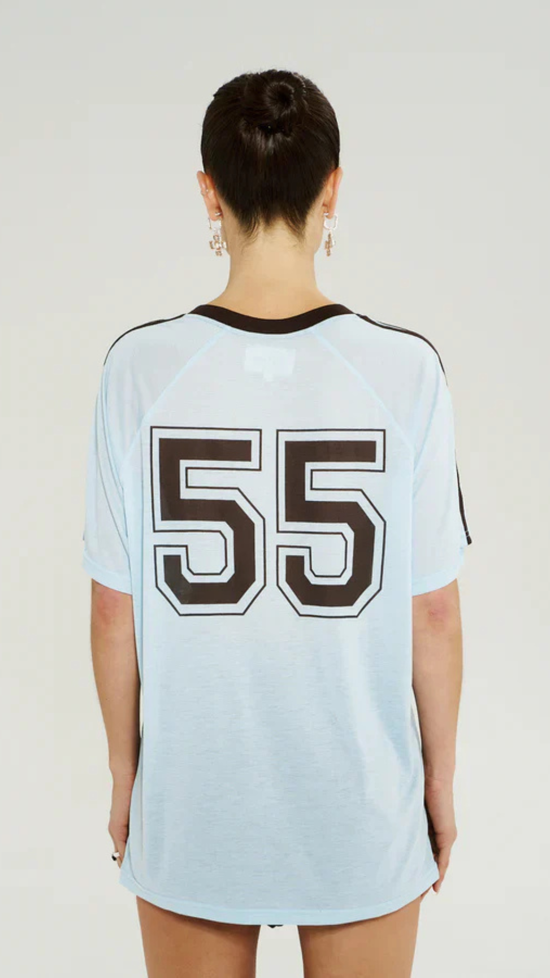 V Neck Jersey Tee - ICEL