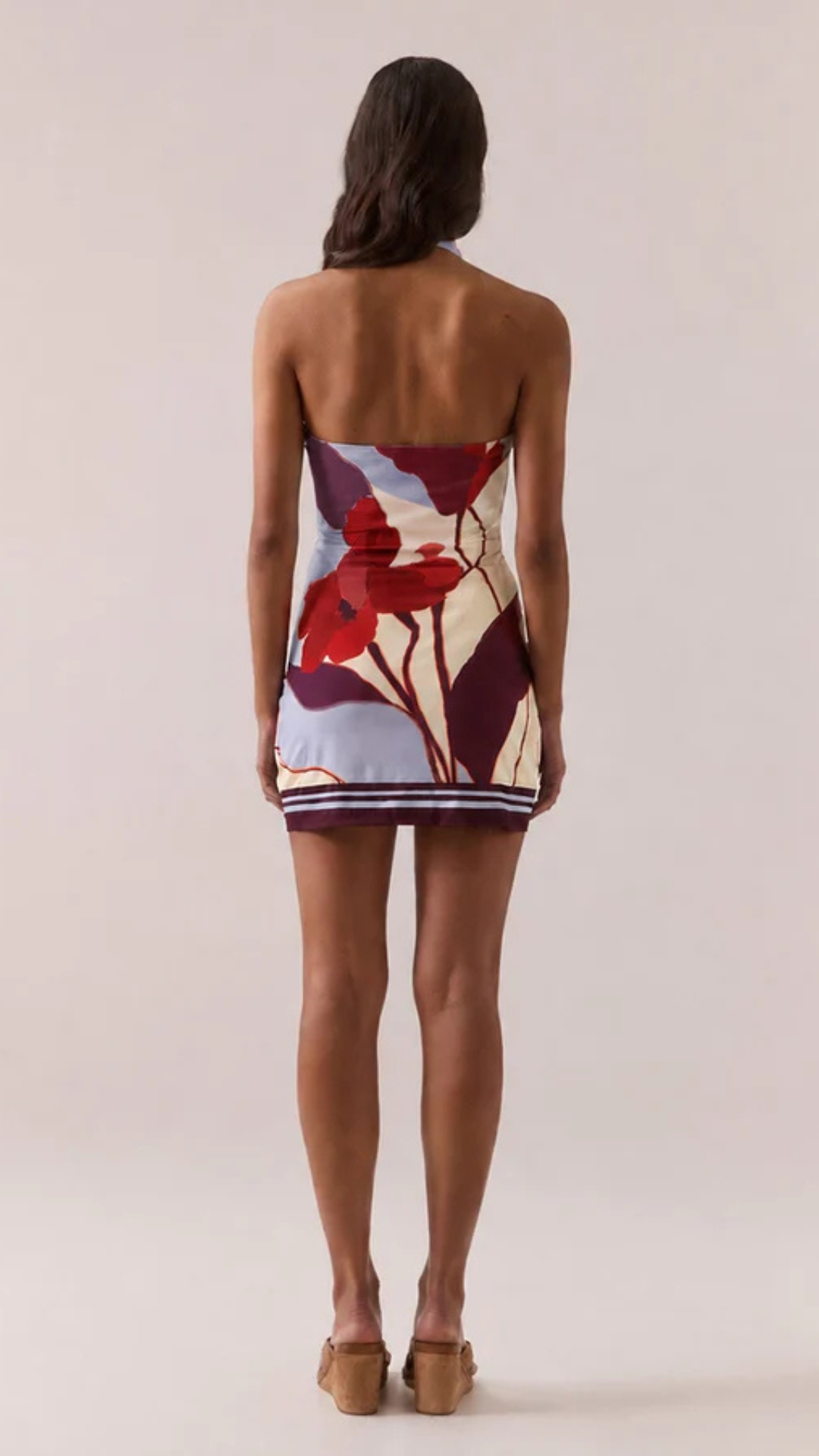 KALEA MINI DRESS - BLUE BLOOM
