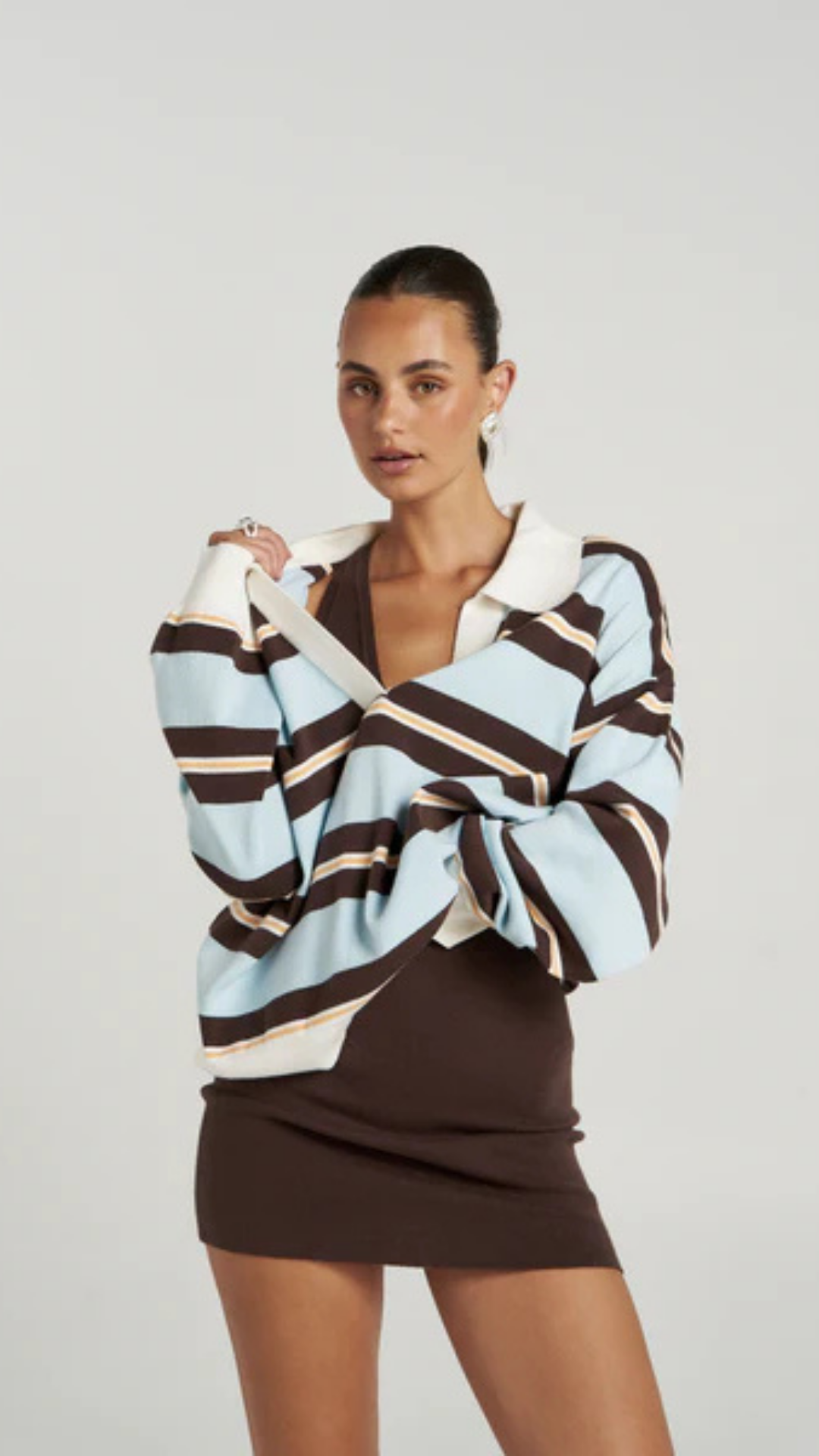 STRIPE LS POLO - APEROL STRIPE