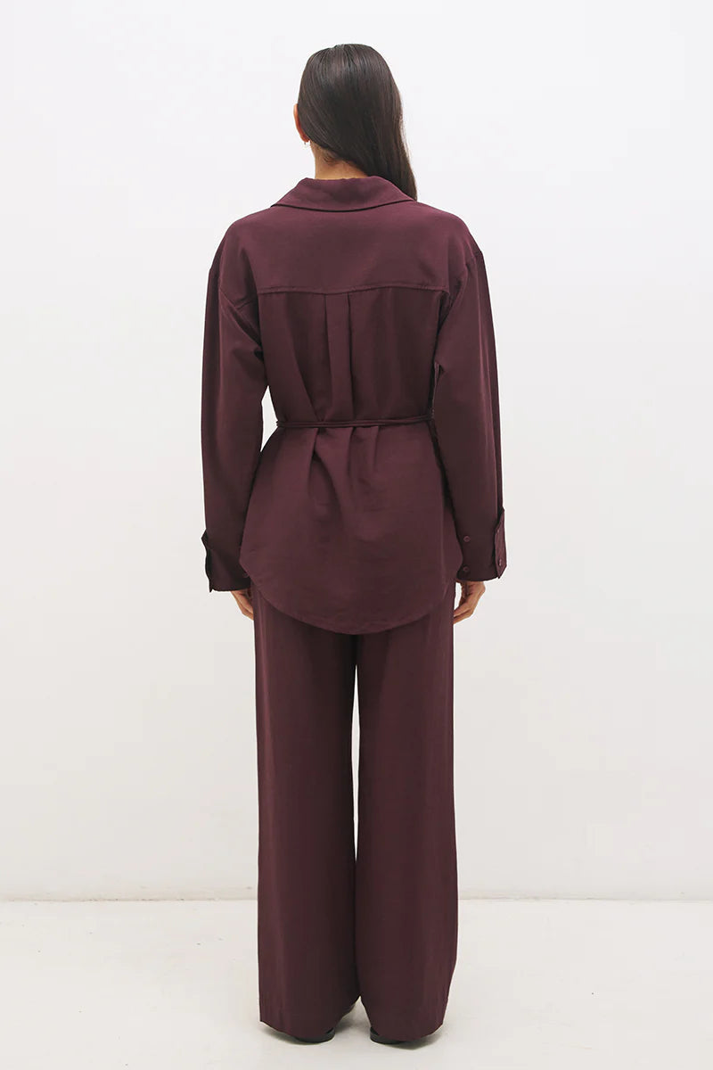 Elira Shirt Bitter Chocolate