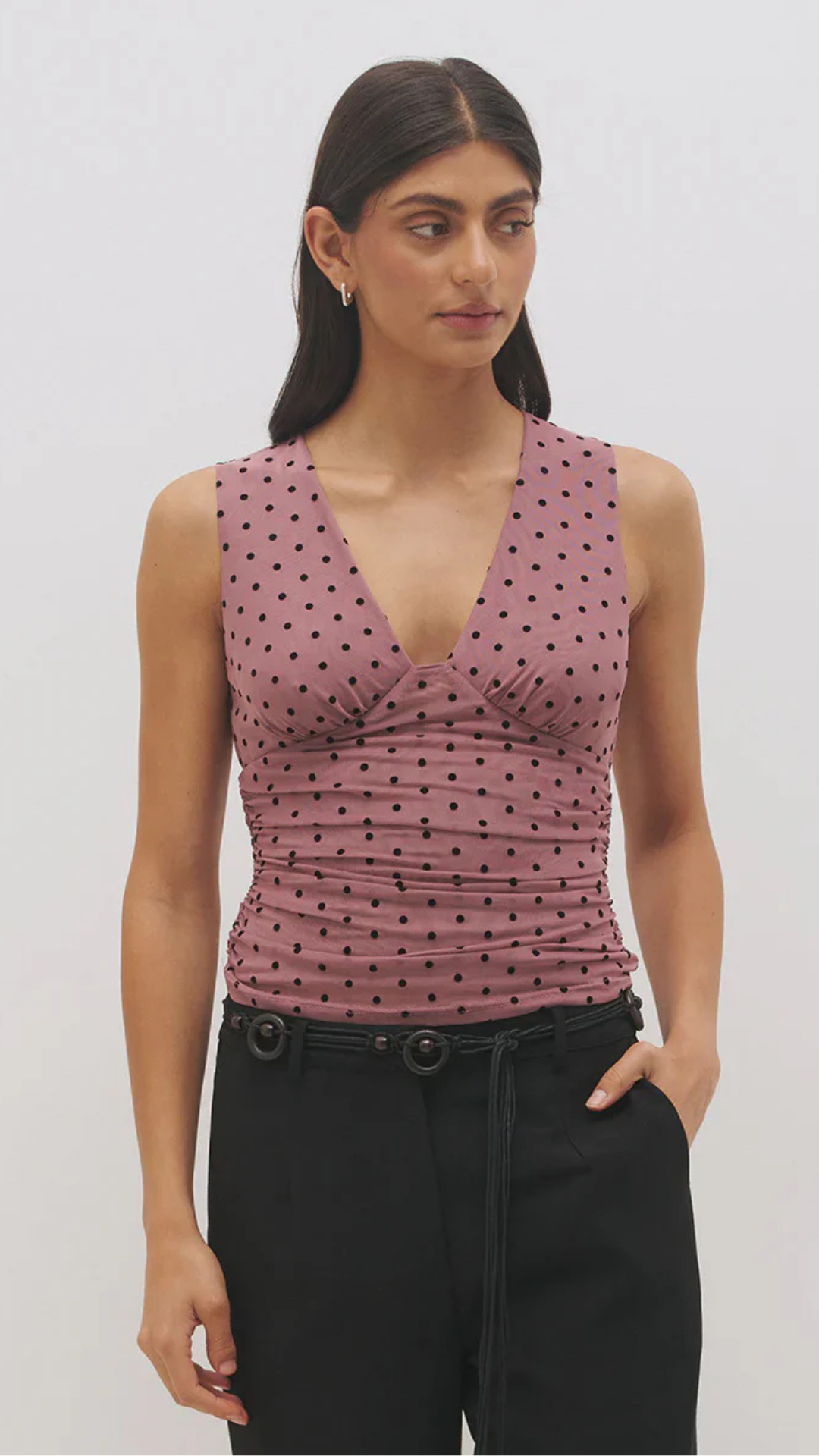 Sonata Spot Top Rosewood And Black