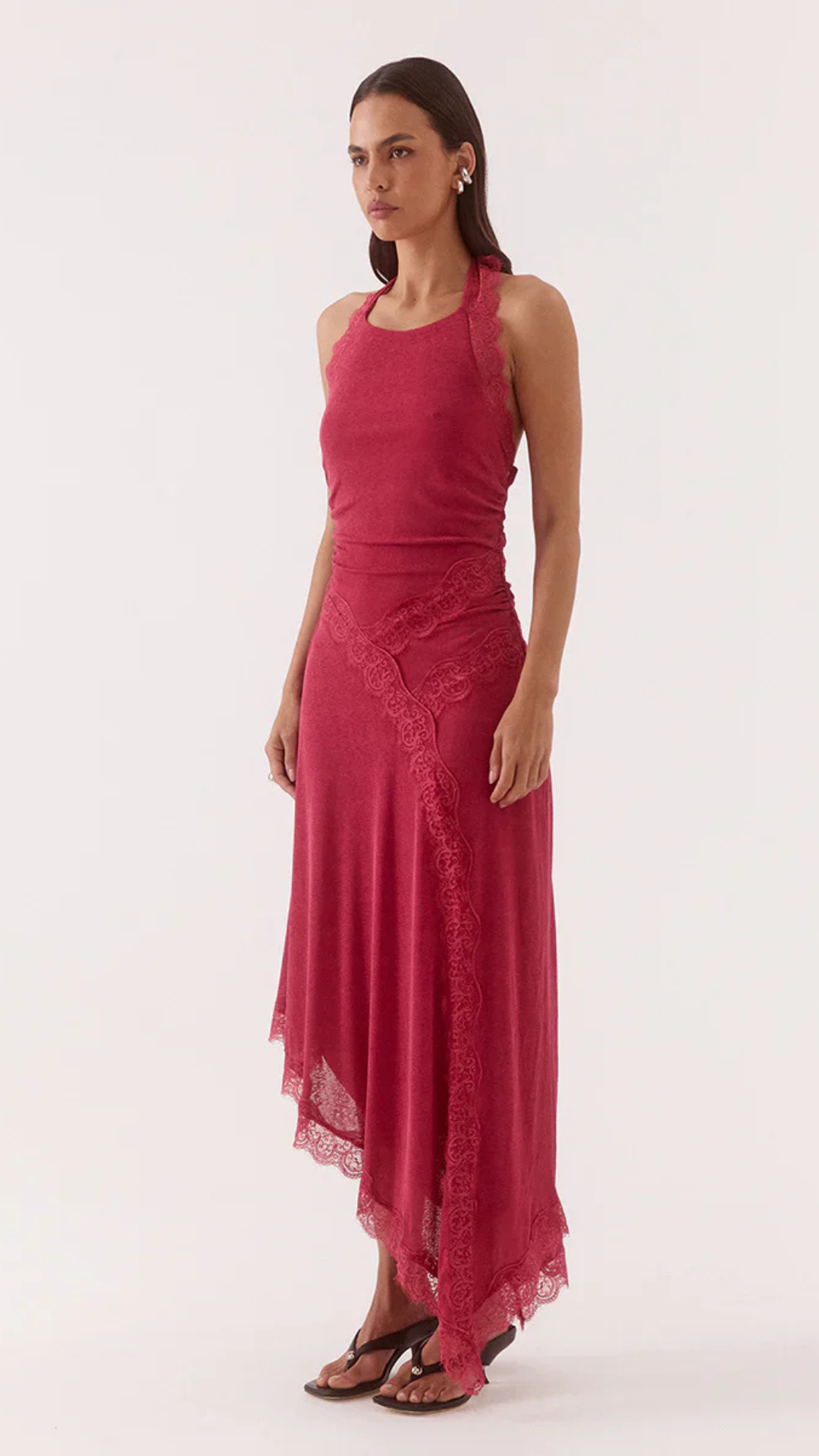 LONI DRESS - BERRY