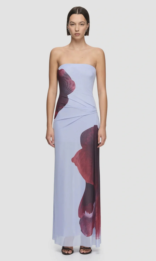 Georgiana Strapless Maxi Dress Bloom Floral