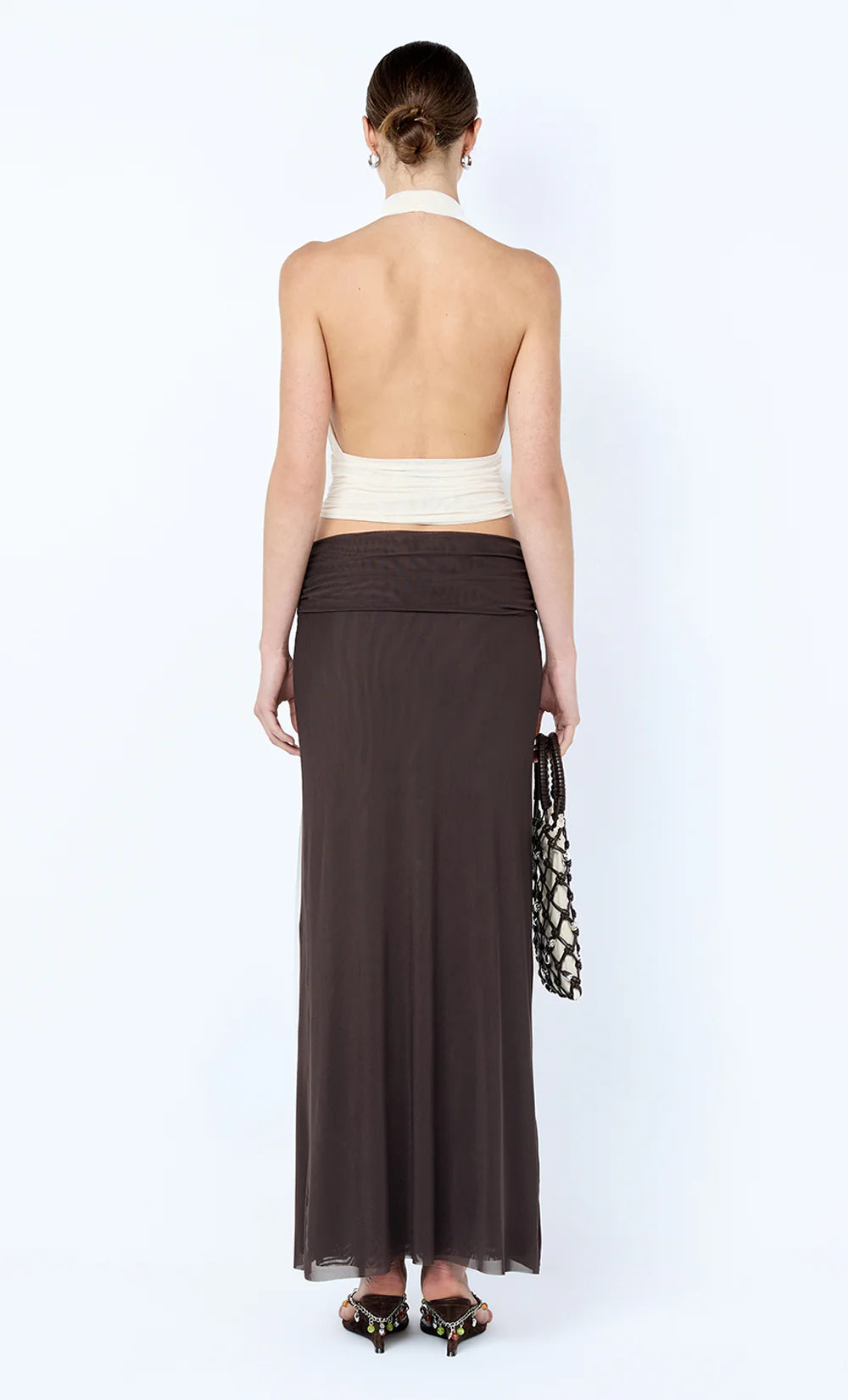 Eva Drape Top  Snow