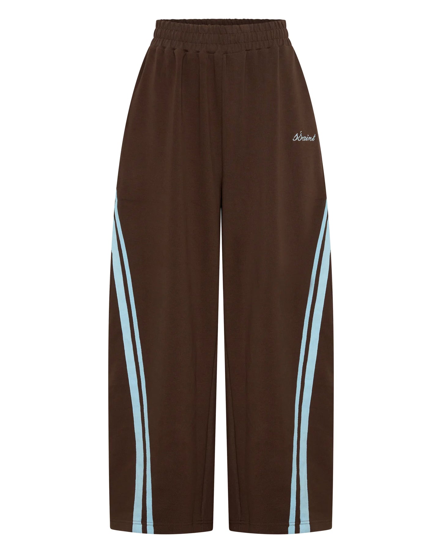 SŚAINT BARREL PANT - BROWN & BLUE