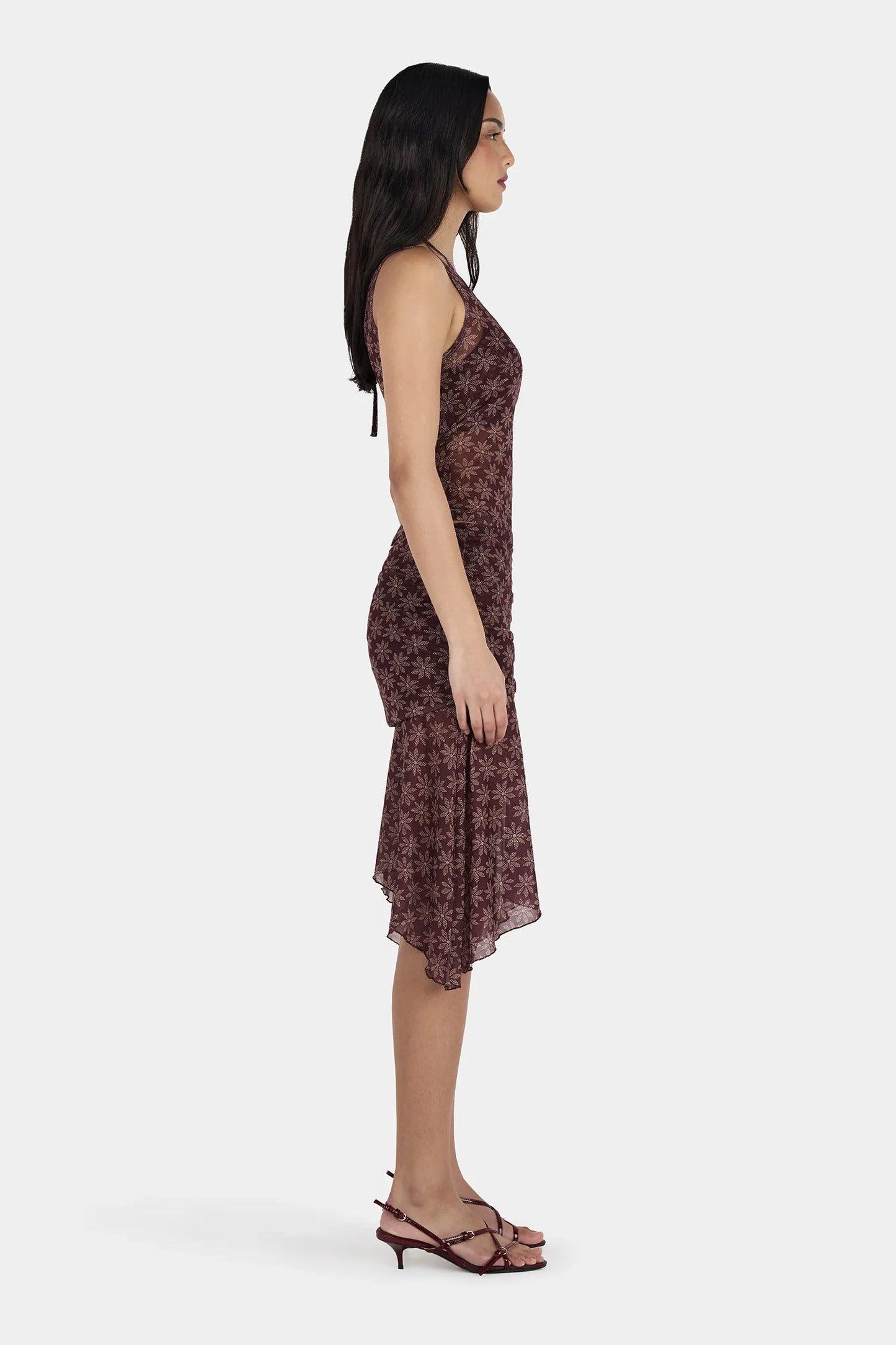 Caro Skirt Daisy Dot Cherry