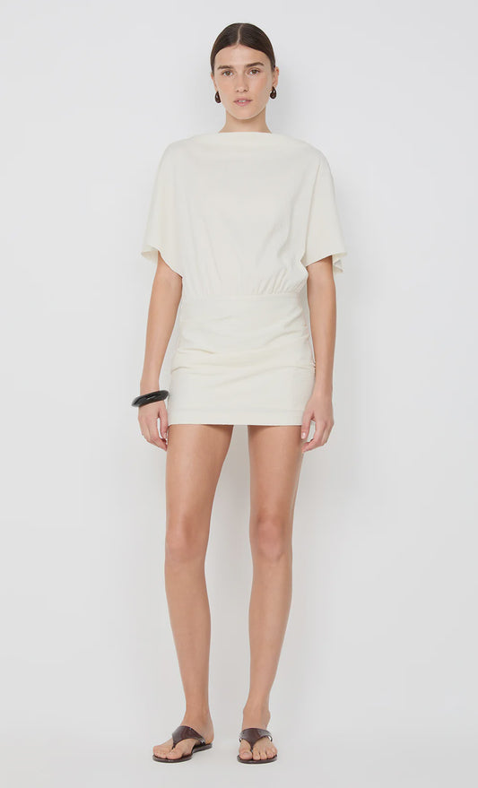 Jolene Mini Dress in Ivory