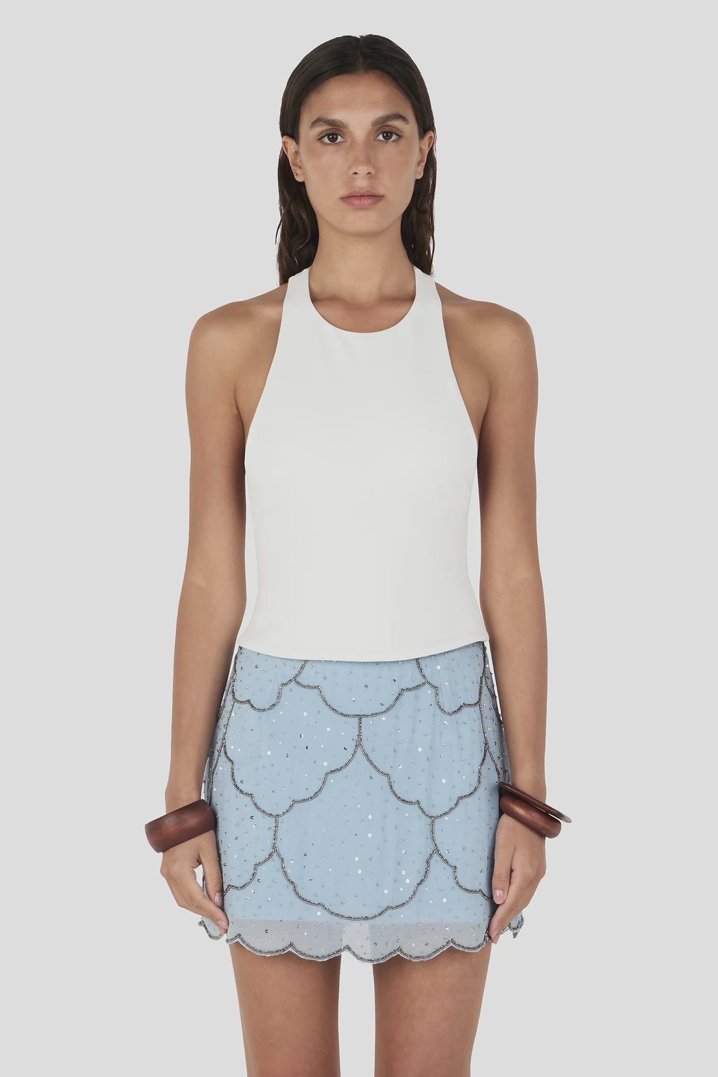 The Kenny Halter Top Ivory