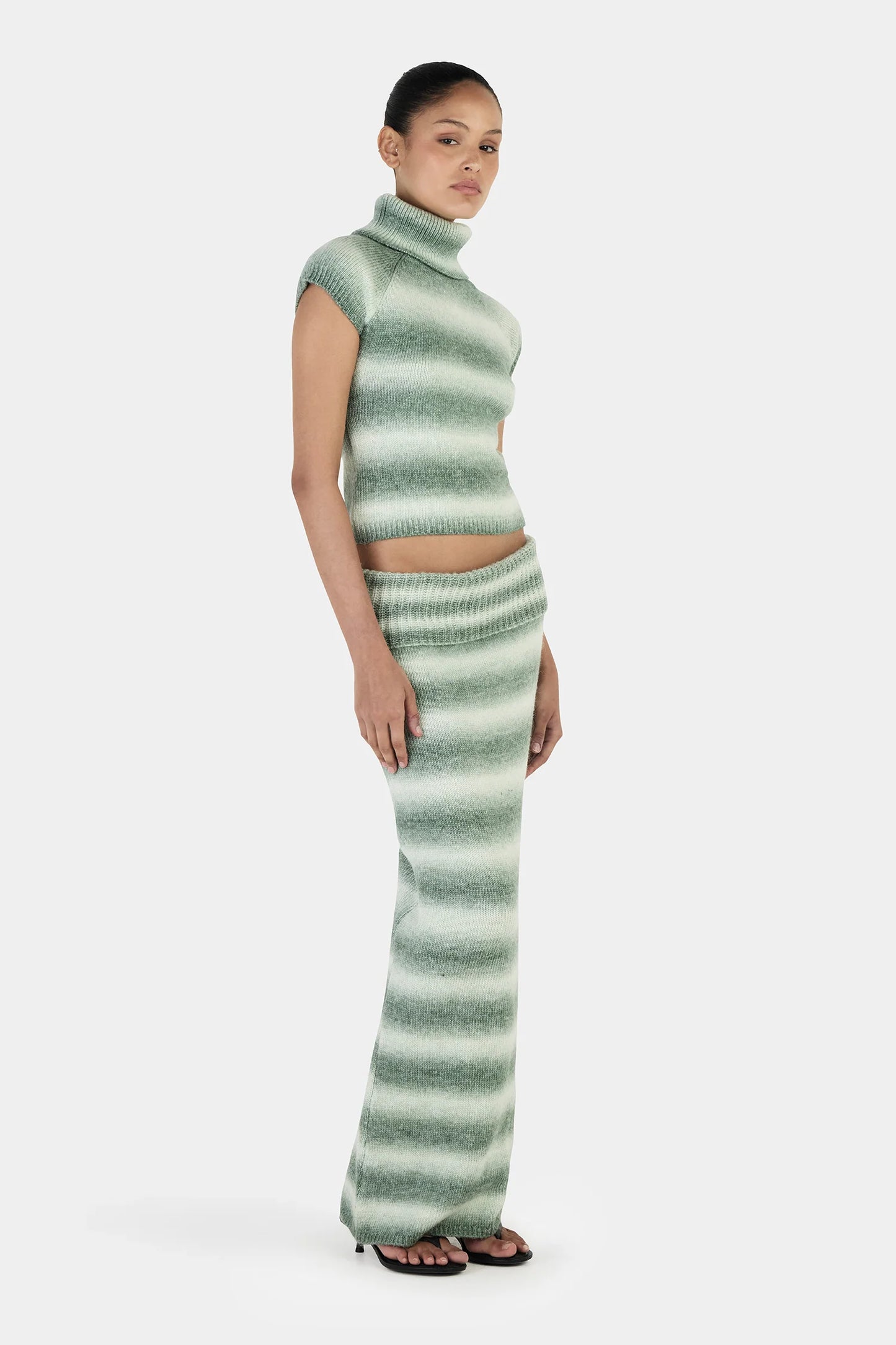 Lucilla Skivvy Tee Forest Gradient