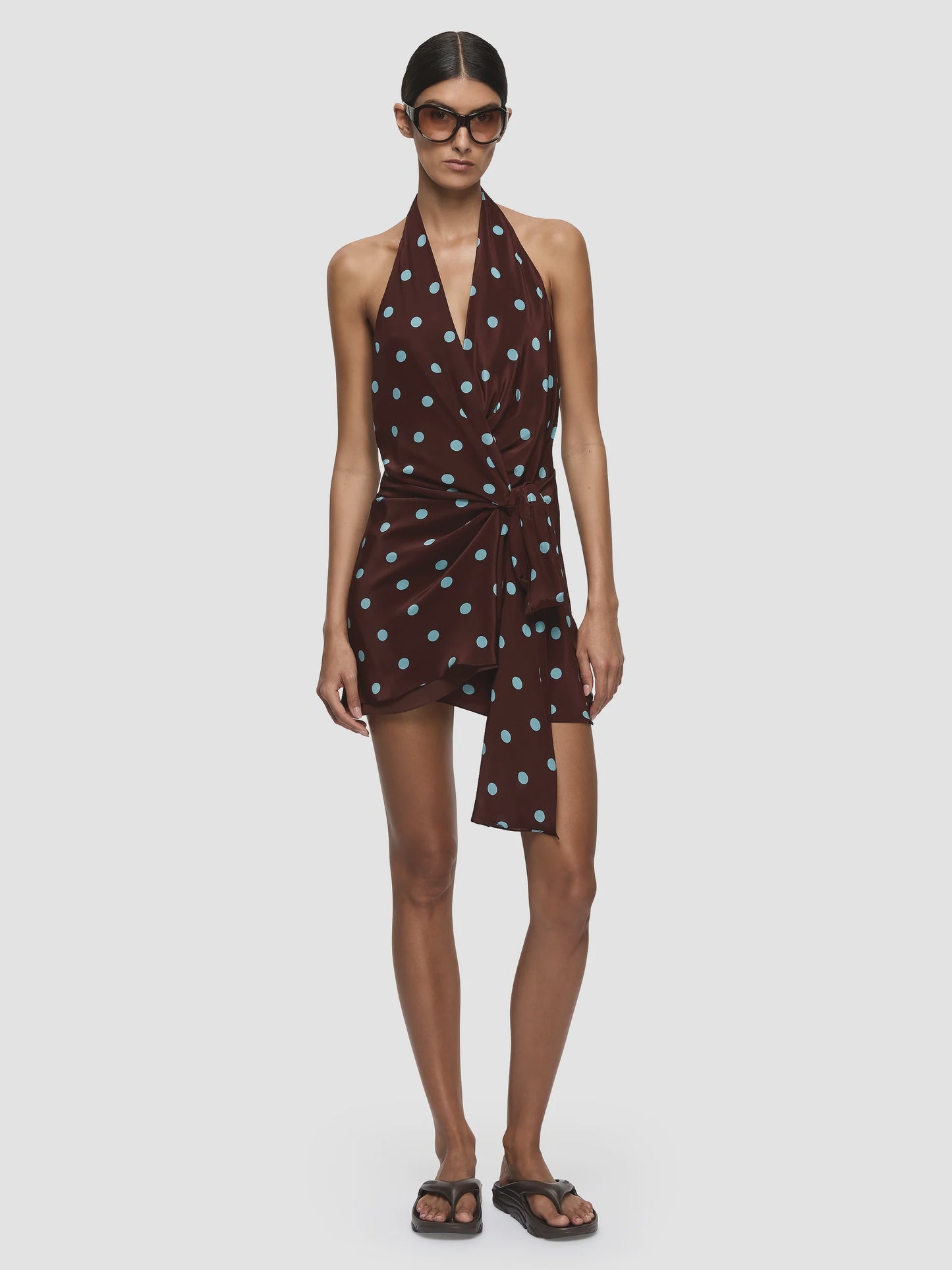 Mathilde Halter Mini Dress Polka Dot