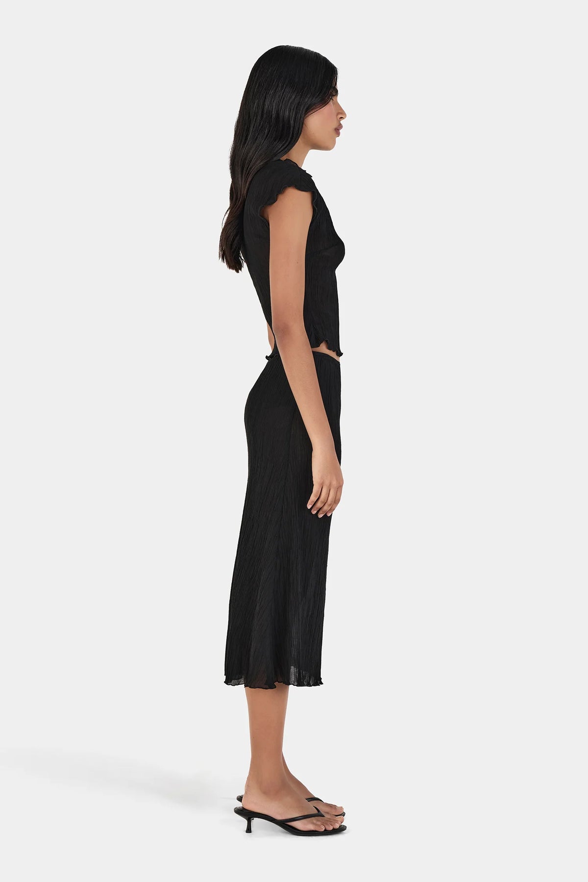 Luminara Midi Skirt Black