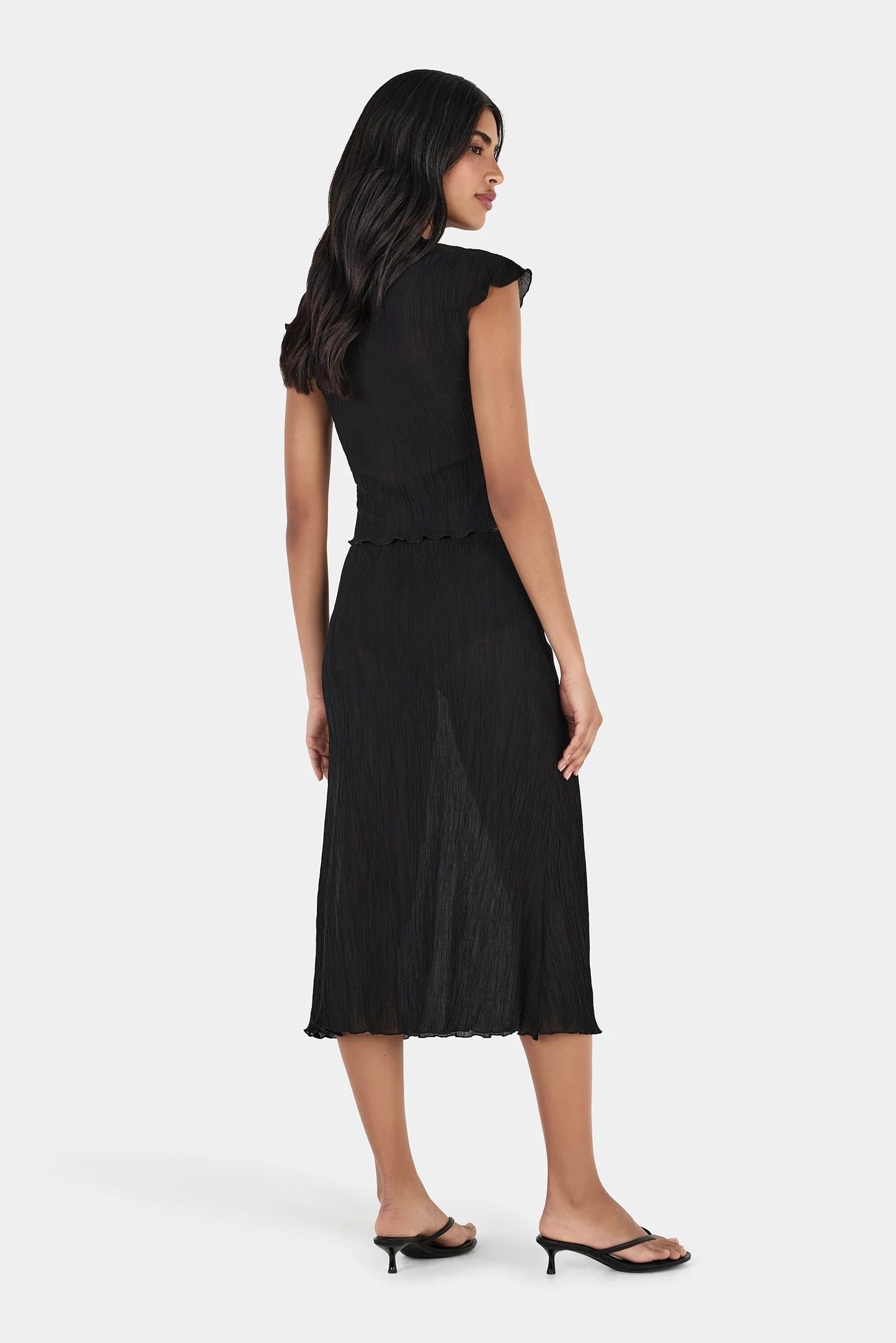 Luminara Midi Skirt Black