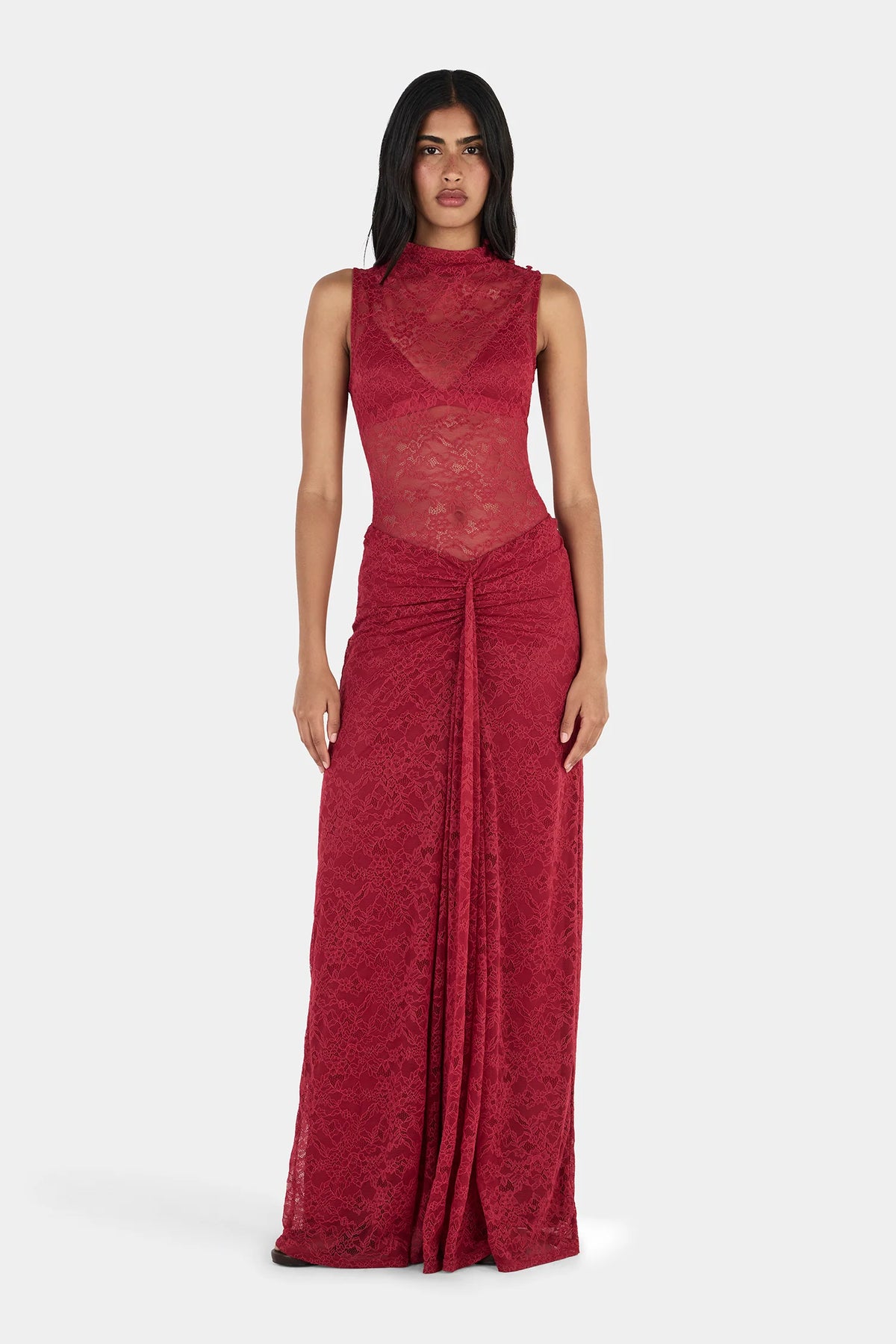 Mariam Maxi Dress Lipstick