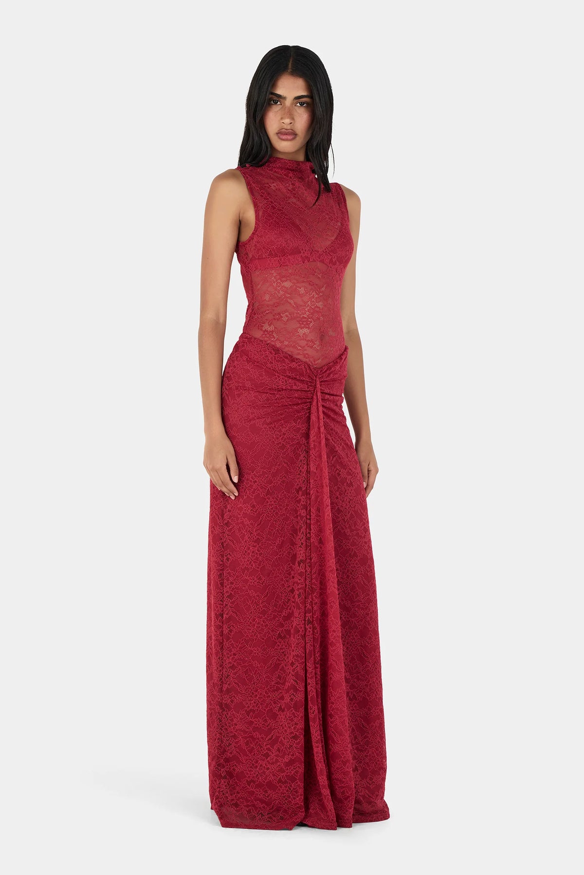 Mariam Maxi Dress Lipstick