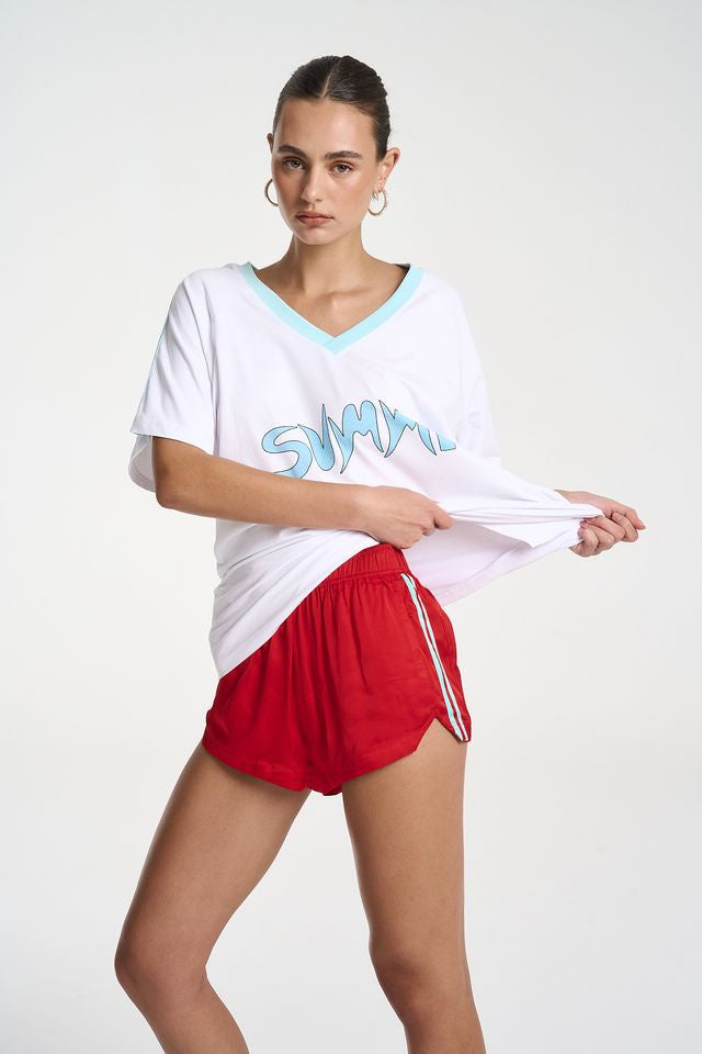 Sporty Shorts - Red