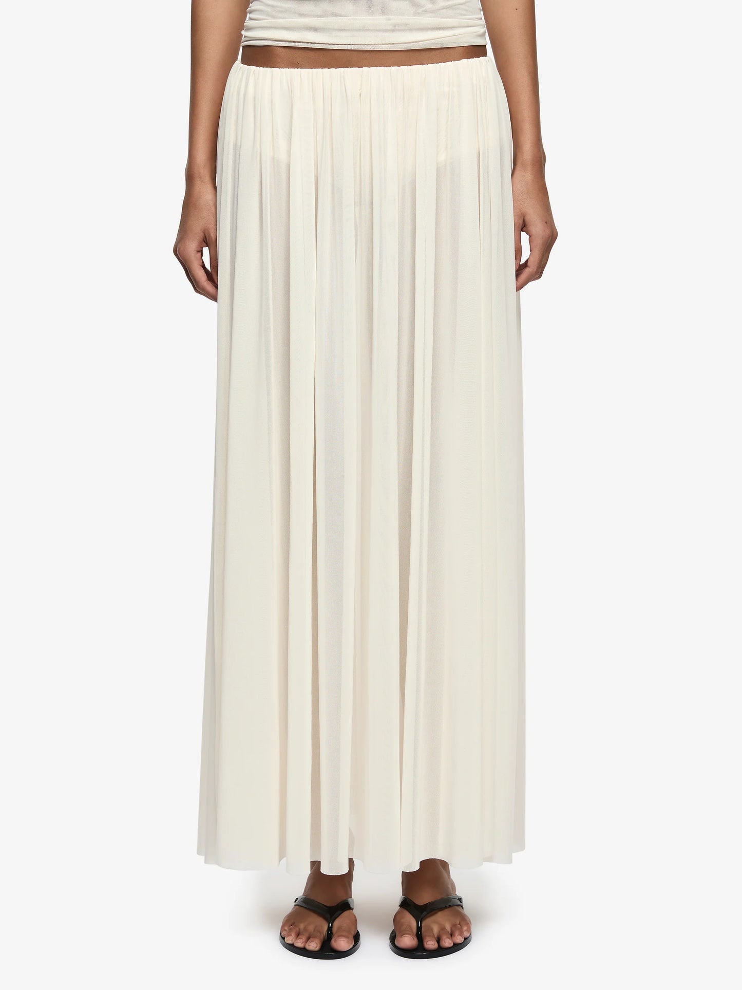 Camille Maxi Skirt in Buttercream