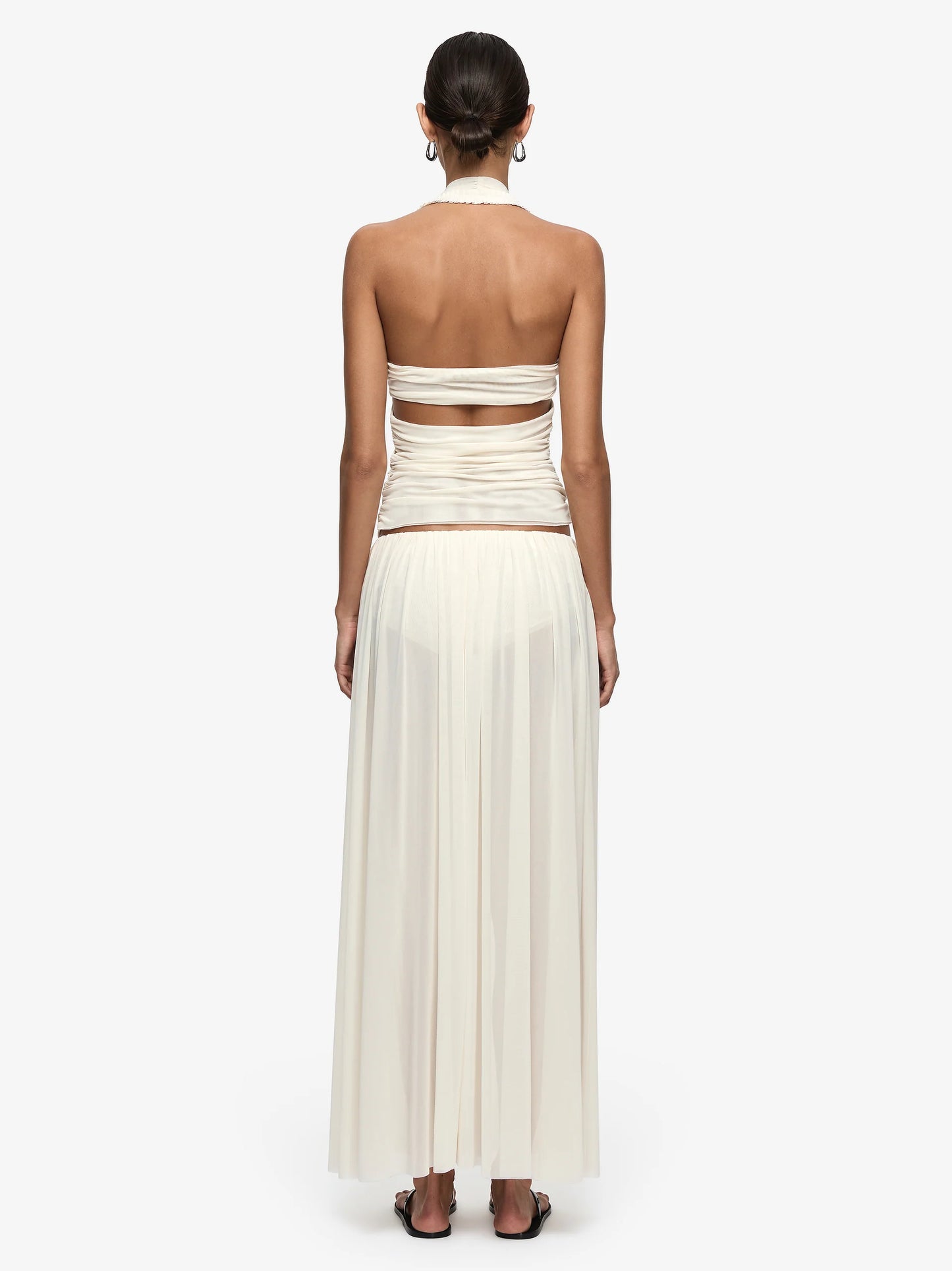 Camille Maxi Skirt in Buttercream