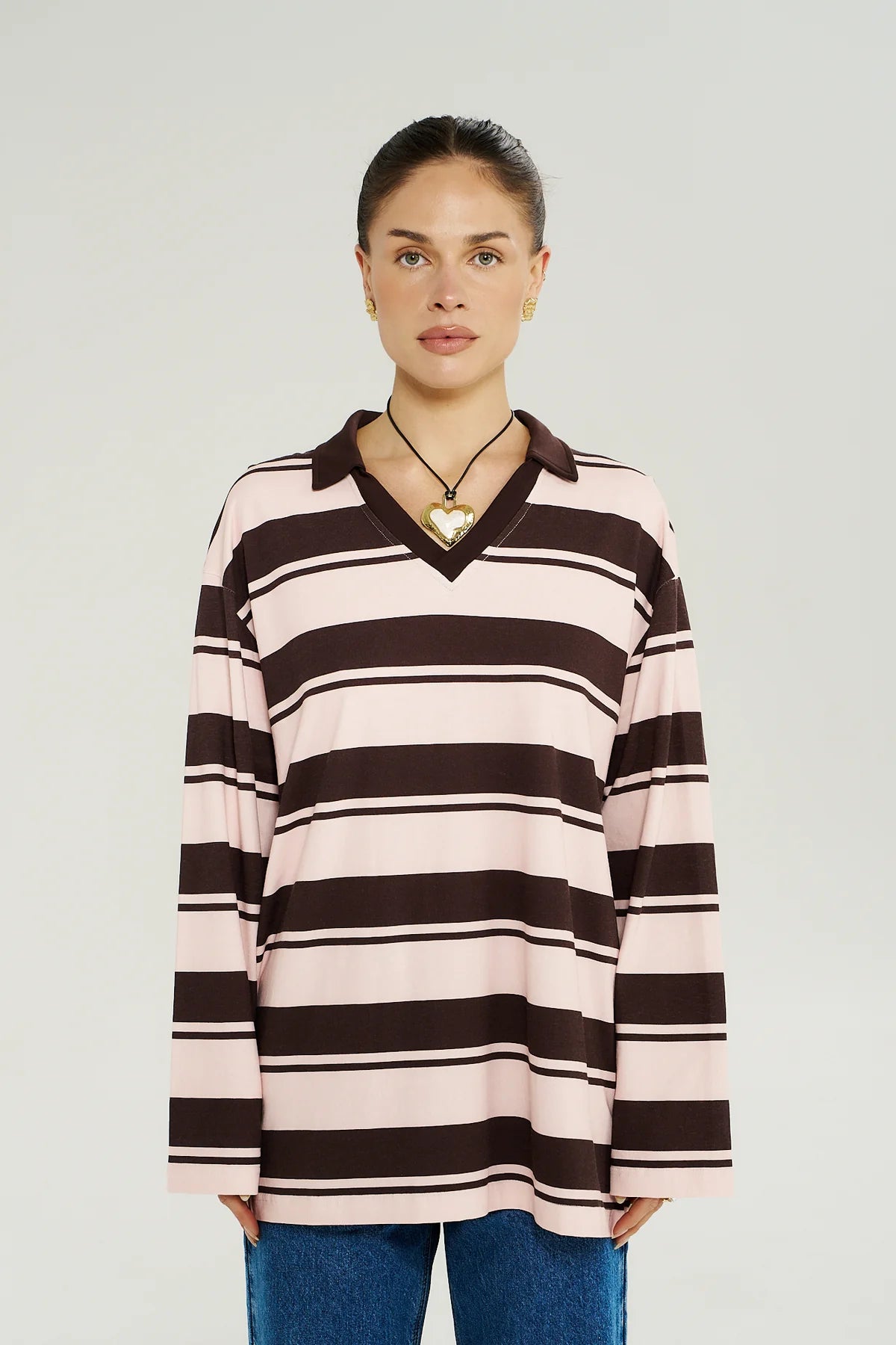 LS Polo -Choc Rose