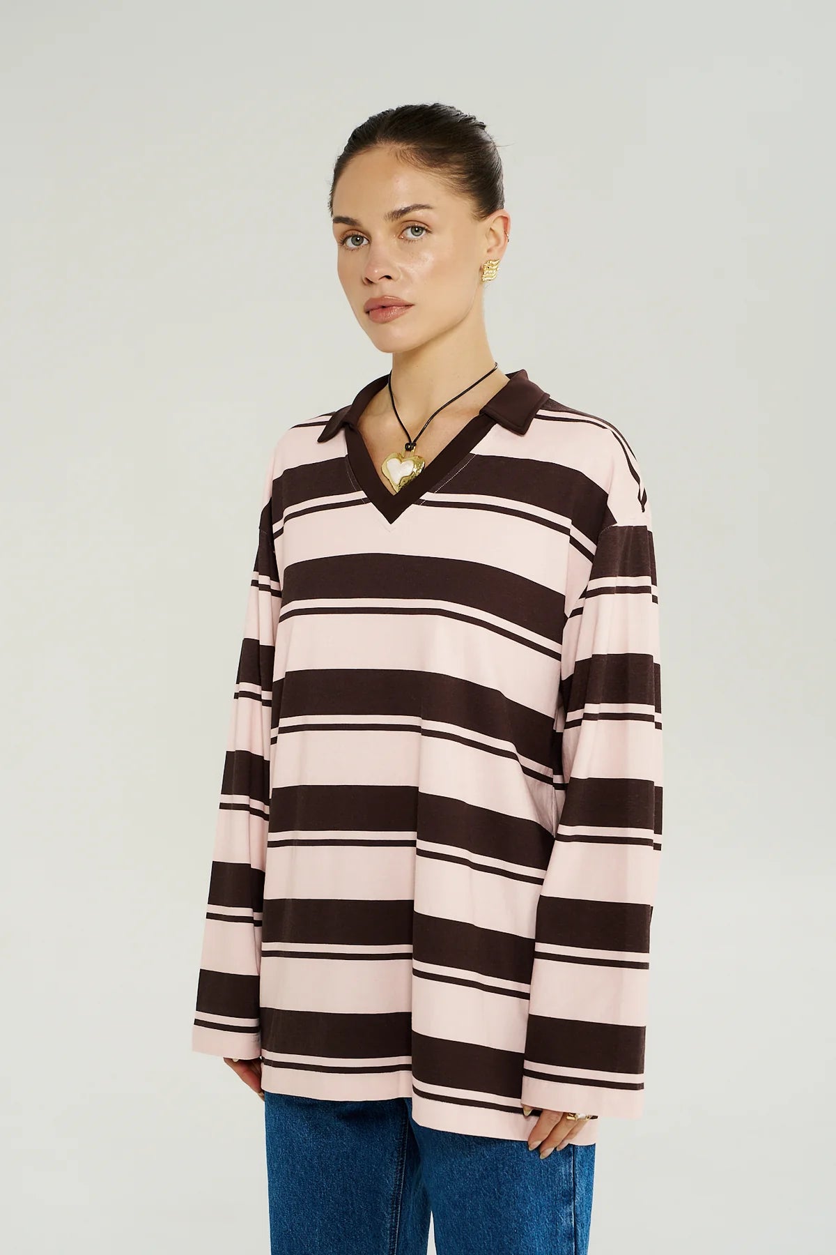 LS Polo -Choc Rose