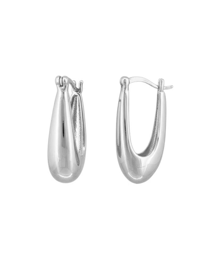 Sasha Hoops - Silver